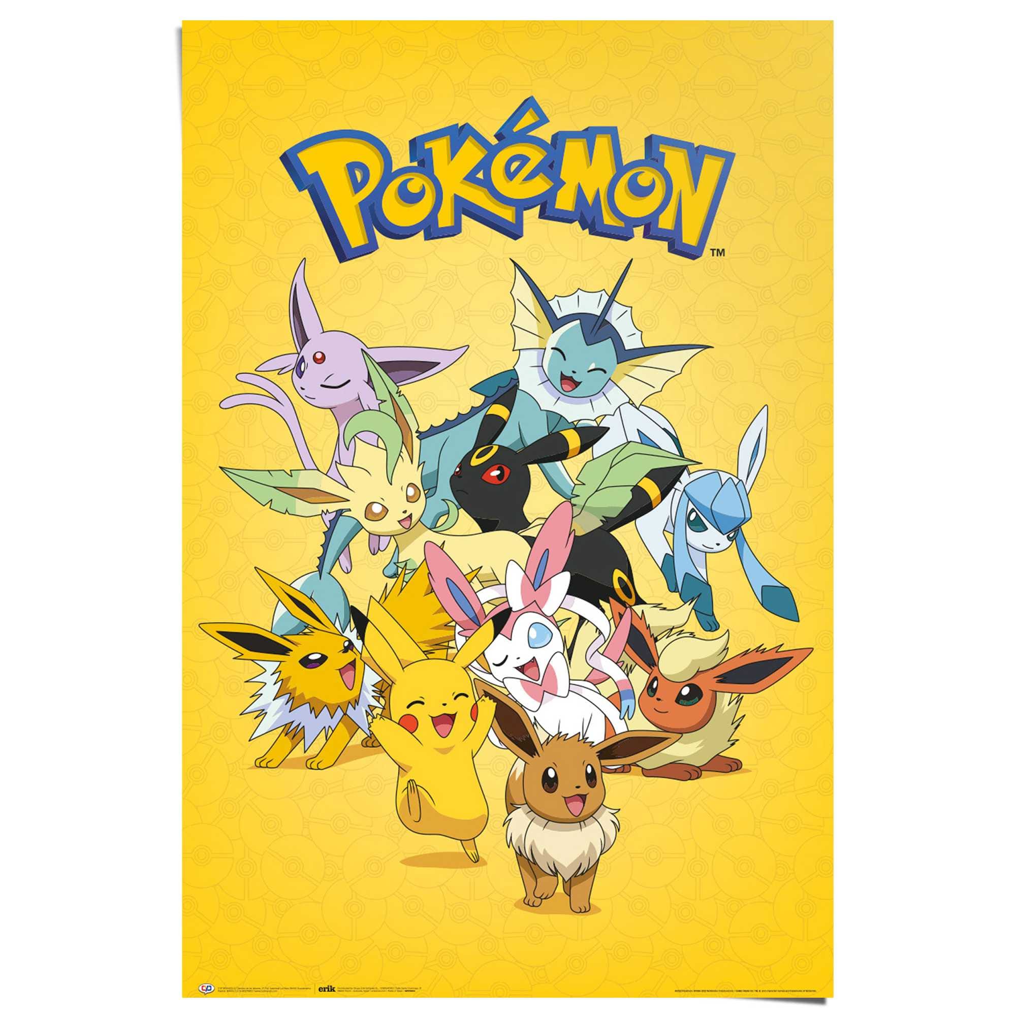 Poster »Pokémon Evolutionen«