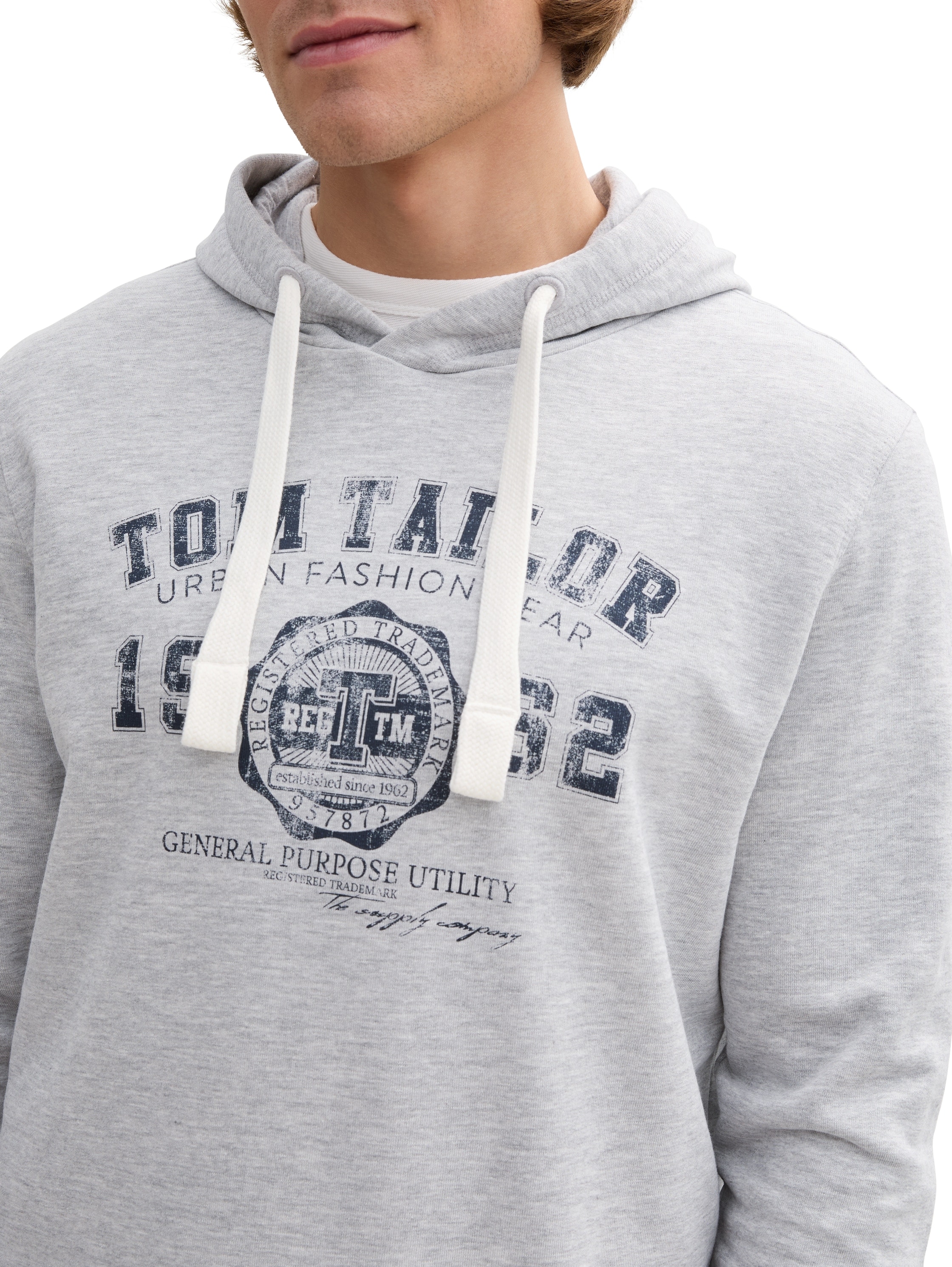 TOM TAILOR Hoodie, mit Logo Print