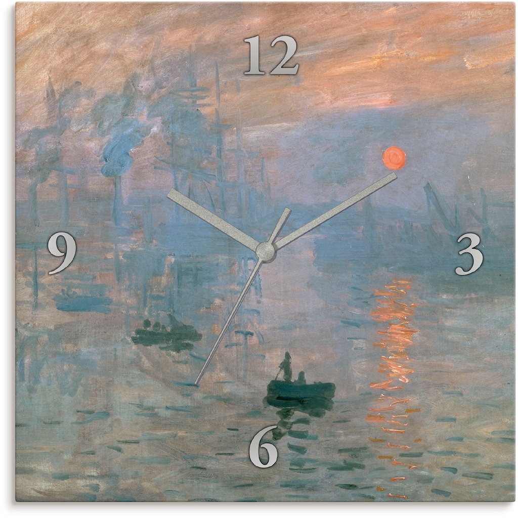 Artland Wanduhr »Impression (Sonnenaufgang). 1872«