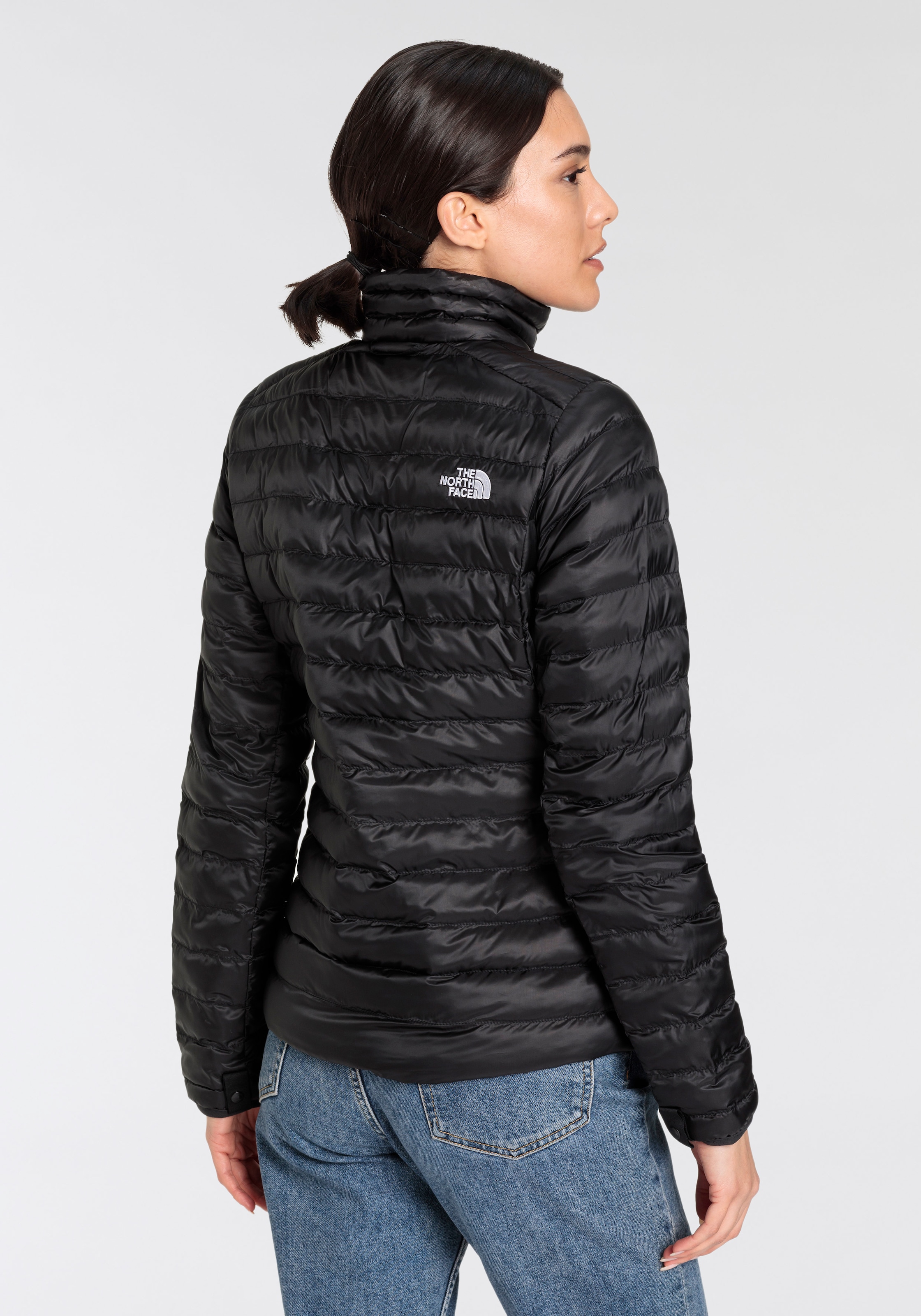 The North Face Funktionsjacke »W HUILA SYNTHETIC JACKET«, (1 St.), ohne Kapuze, mit Logoschriftzug