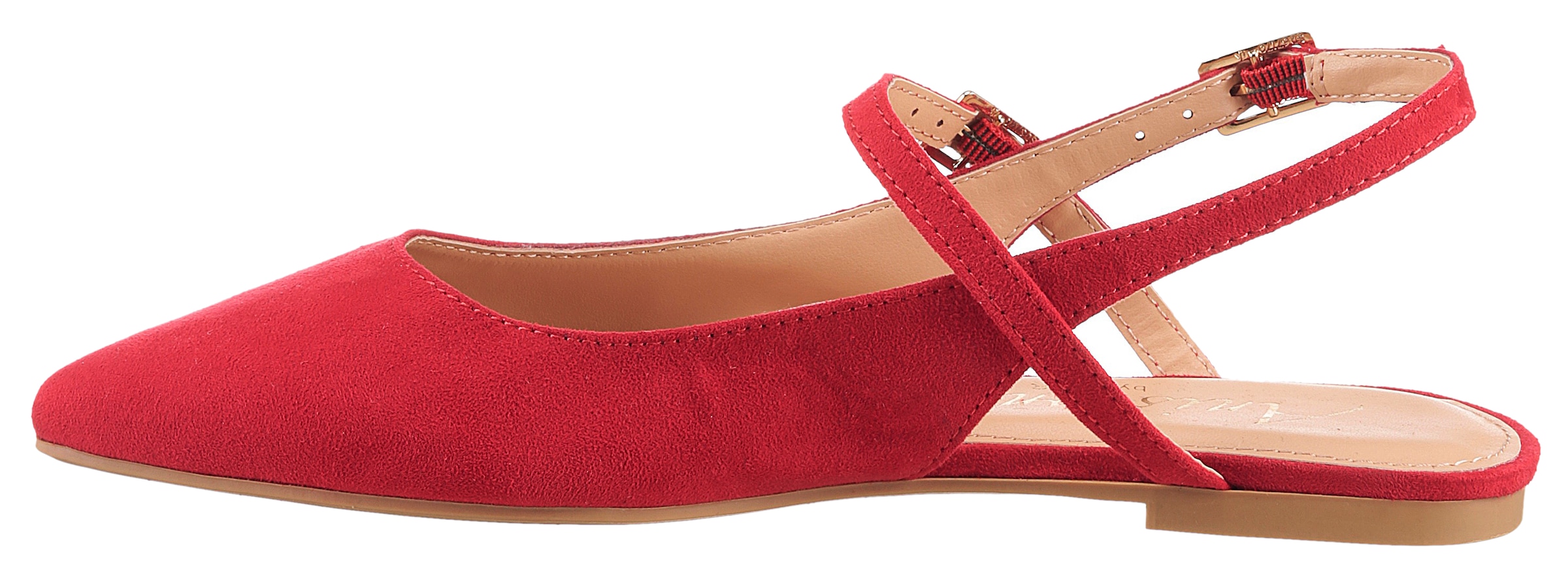 Aniston SHOES Slingpumps, Flat, Sommerschuh, Riemchensandale - neue KOLLEKTION