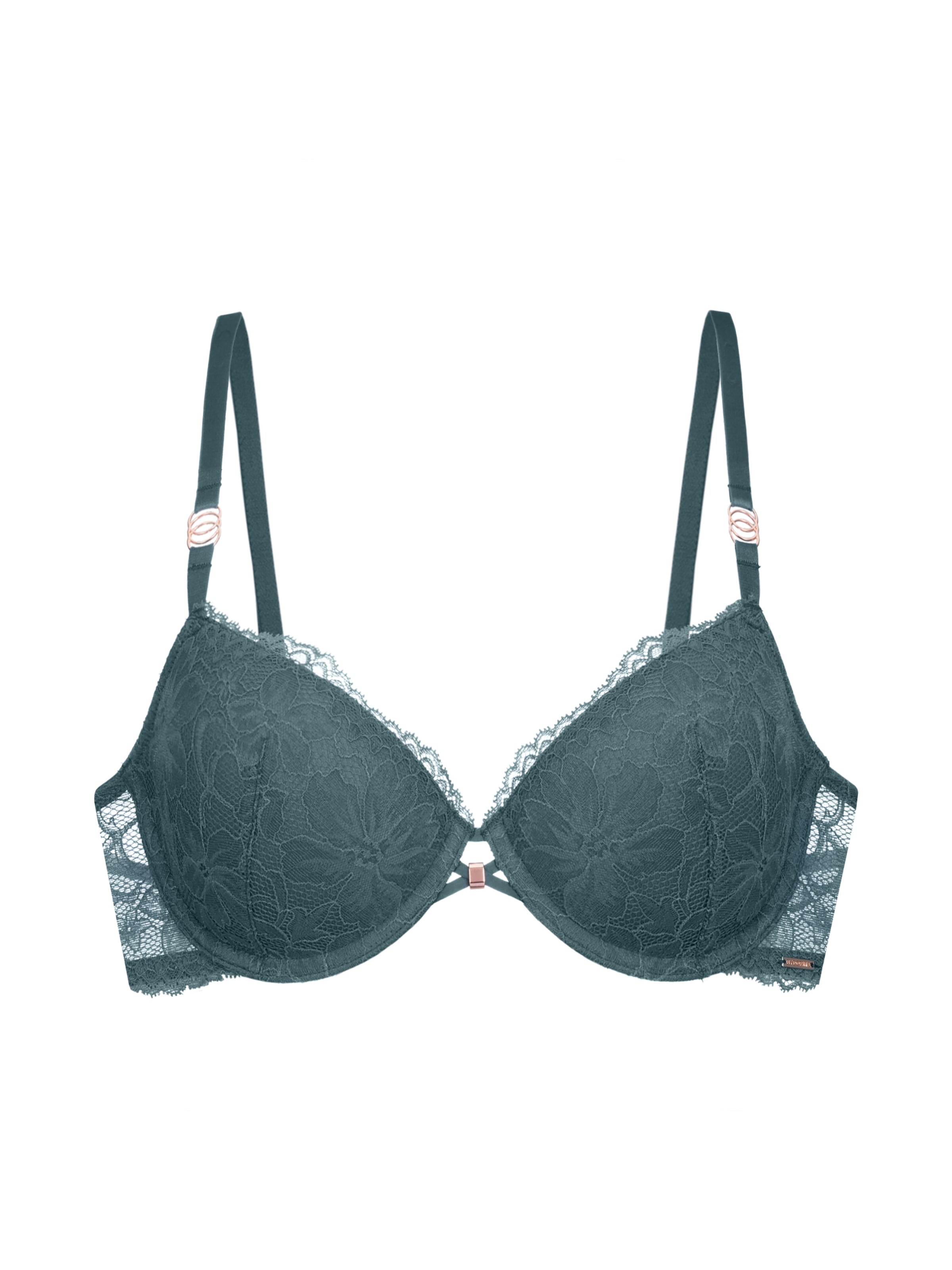 Dorina Bügel-BH »JEMMA«, Spitze, feminin, schmale Träger, leicht gepolstert, vorgeformte Cups