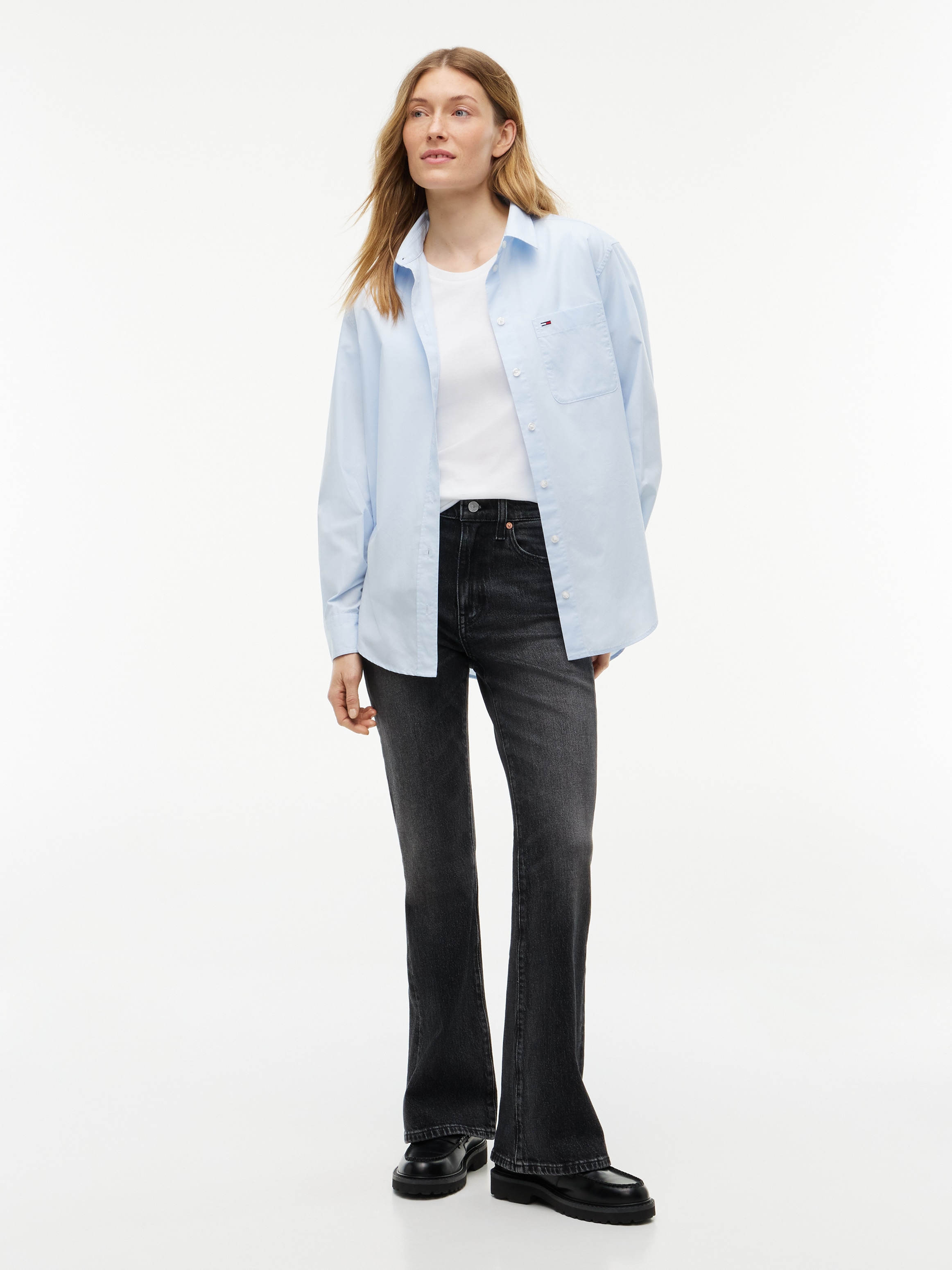 Tommy Jeans Bootcut-Jeans »SYLVIA HIGH RISE BOOTCUT DJ0187« Baumwollmischung