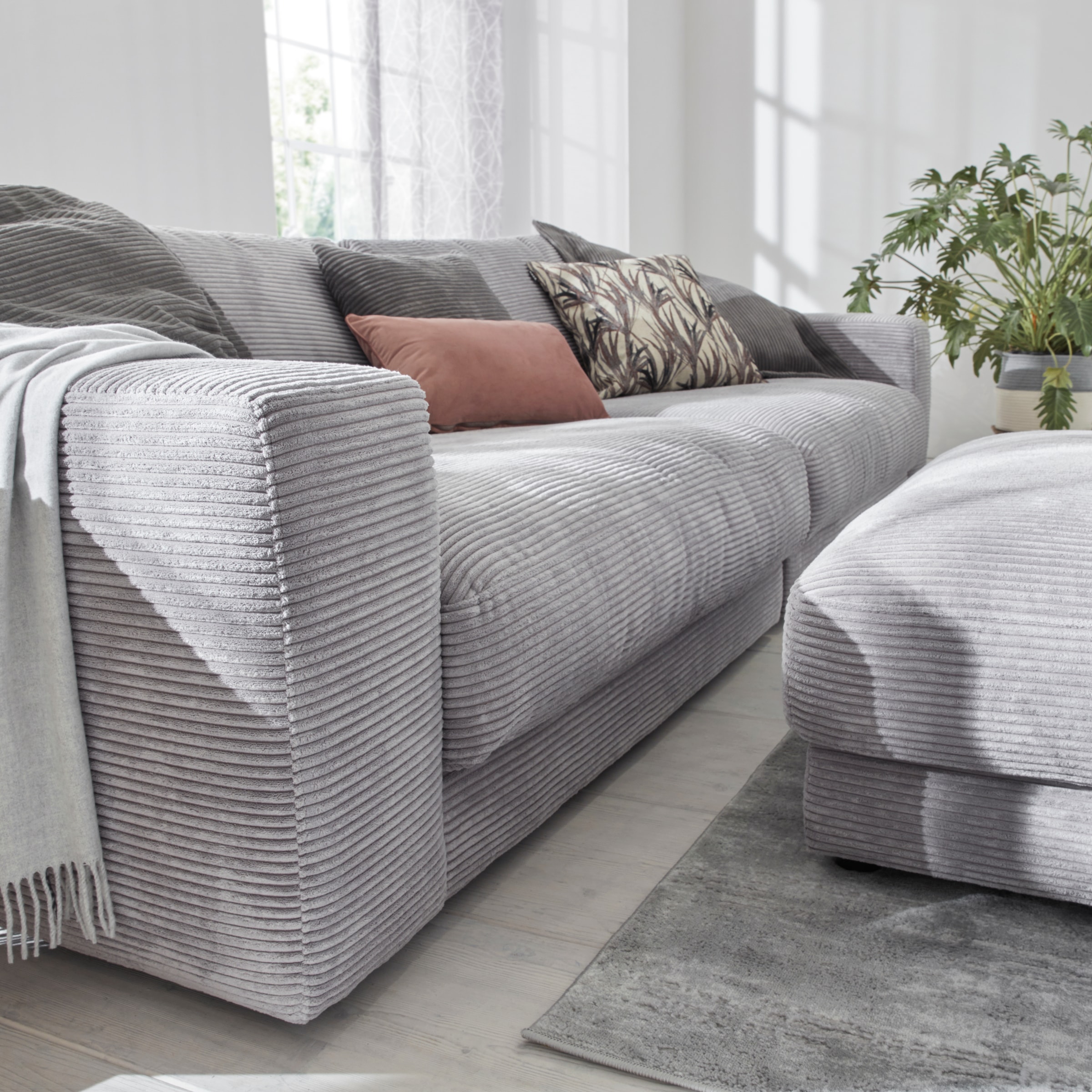 Breitcord und OTTO Loungemöbel, »Enisa«, kaufen Fein- in im Big-Sofa stylisches Zeitloses Candy Online 3C und Shop