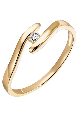 Firetti Diamantring »Verlobung, modern, ca. 1,90 mm breit, Glanz, massiv«, mit Brillant kaufen