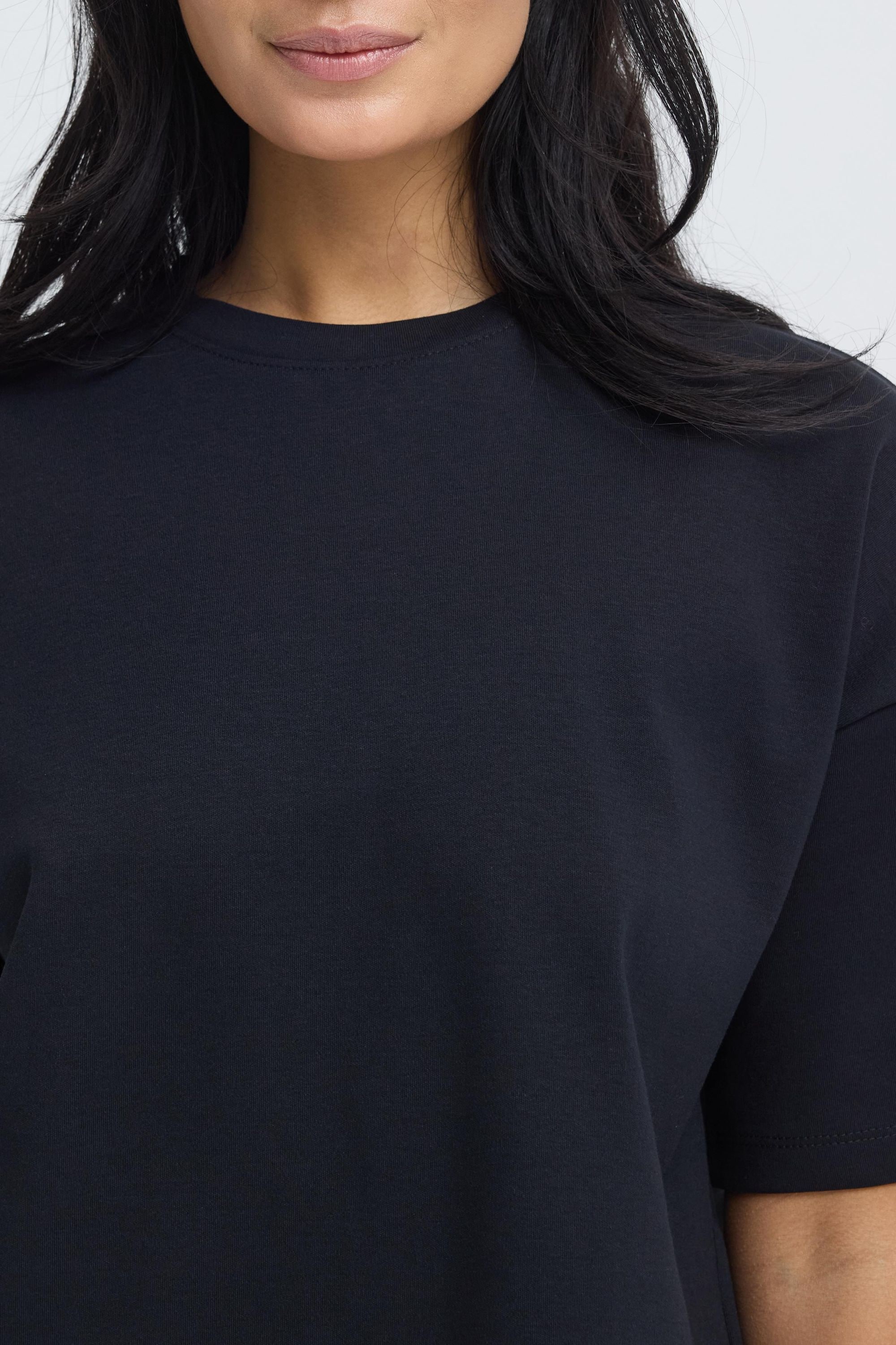 OXMO Rundhalsshirt »Rundhalsshirt OXNSandy Crop Boxy«