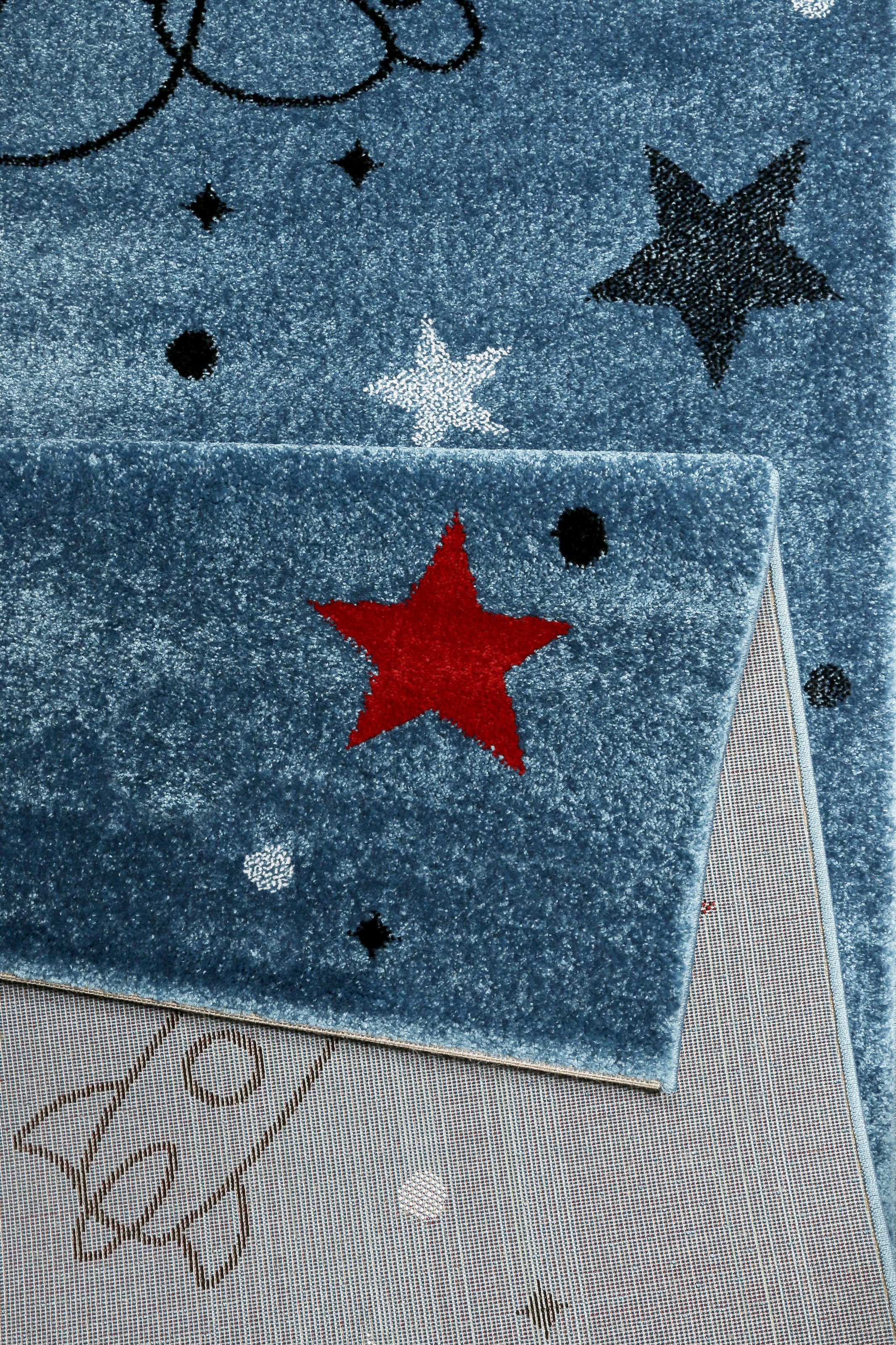 Esprit Kinderteppich »Yoda ESP-21980«, rechteckig, 13 mm Höhe, Weltall Design, Astronaut, Kurzflor, Kinderzimmer
