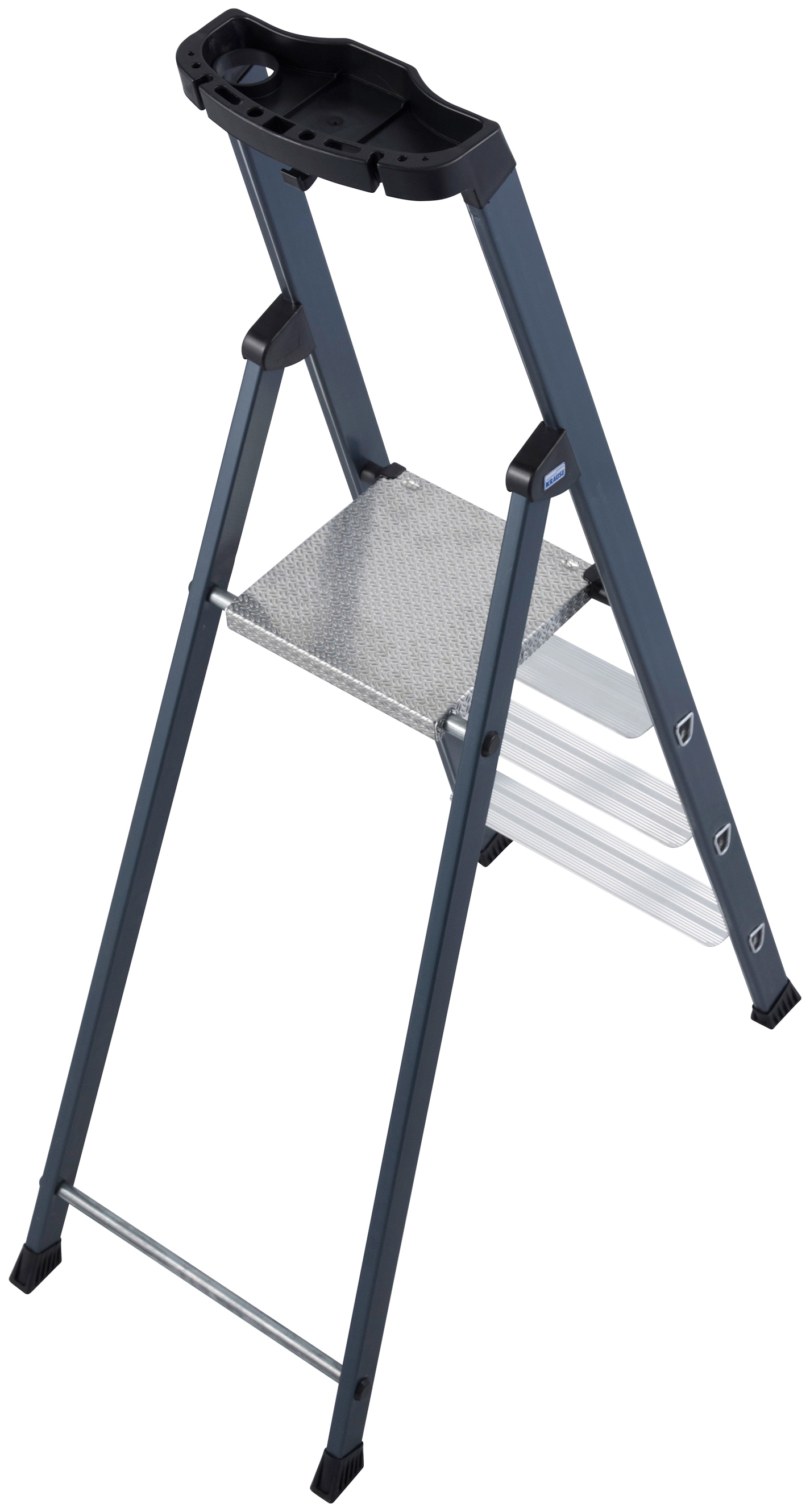 KRAUSE Stehleiter »SePro S«, Alu eloxiert, 1x4 Stufen, Arbeitshöhe ca. 285 cm