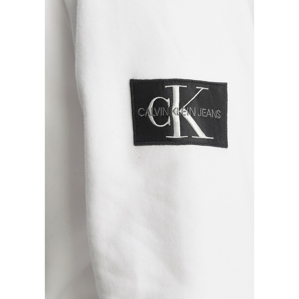 Calvin Klein Jeans Kapuzensweatshirt »MONOGRAM SLEEVE BADGE HOODIE«