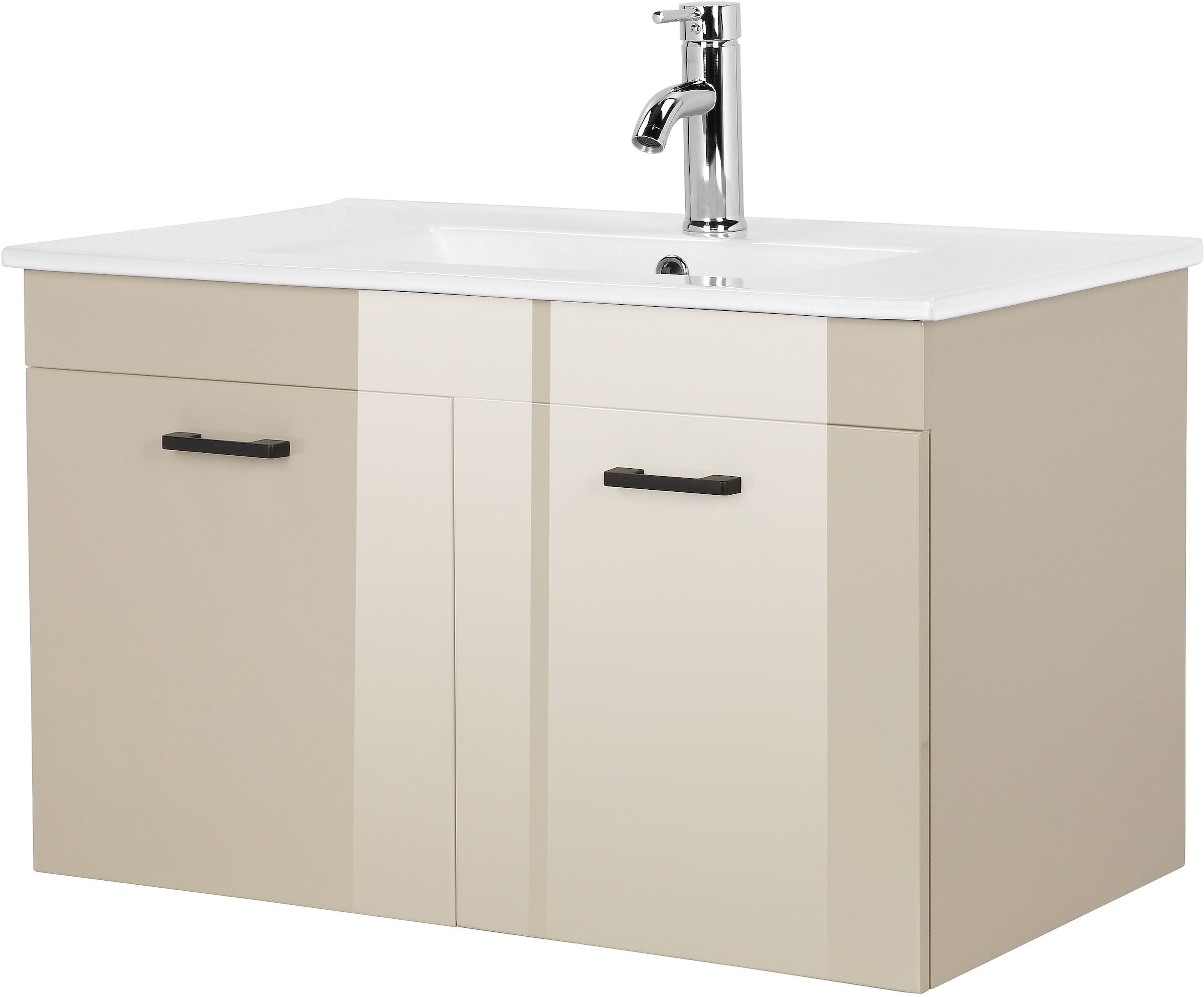 Welltime Waschtisch »Florenz in beige, Größe B/H/T: 79 cm x 48 cm x 45 cm