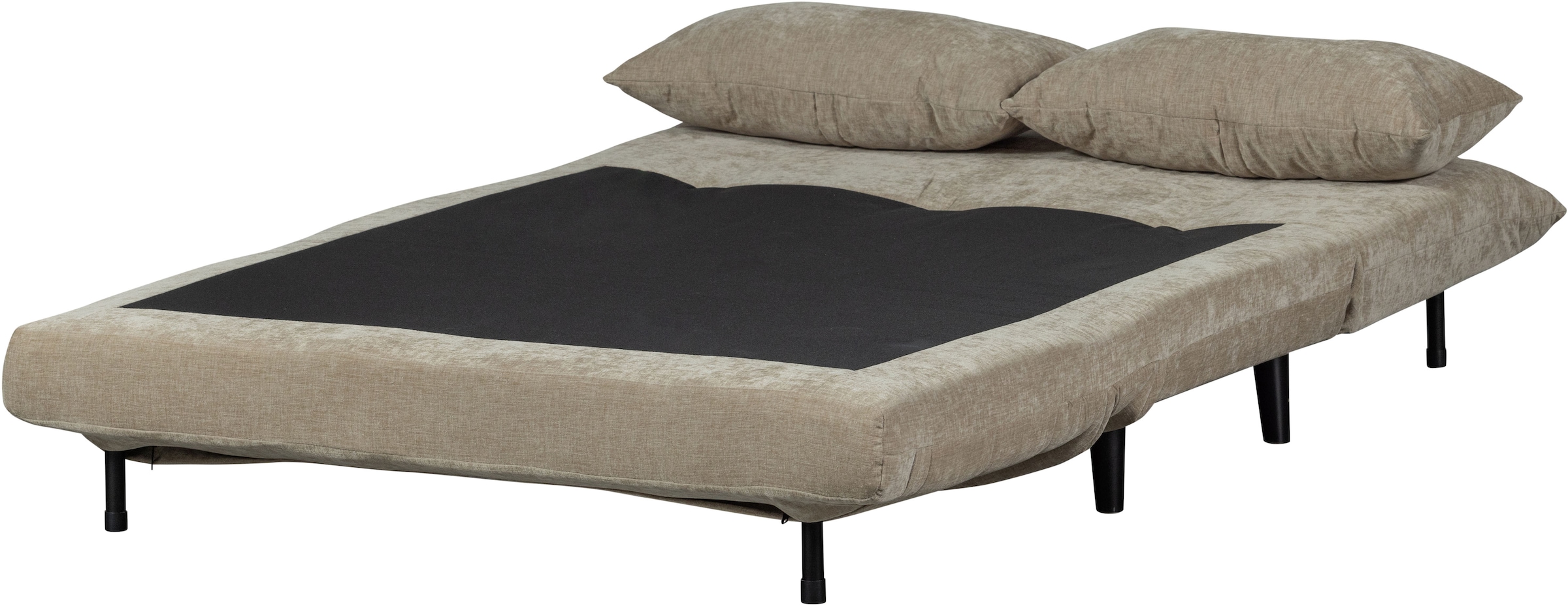 WOOOD Schlafsofa »Xem Chenille-Bezug gewebt mit Schlaffunktion, H 80 x B 122 x D 92 cm« Liegefläche 188 cm, Tragkraft 140 kg, Maximale Verschleißfestigkeit