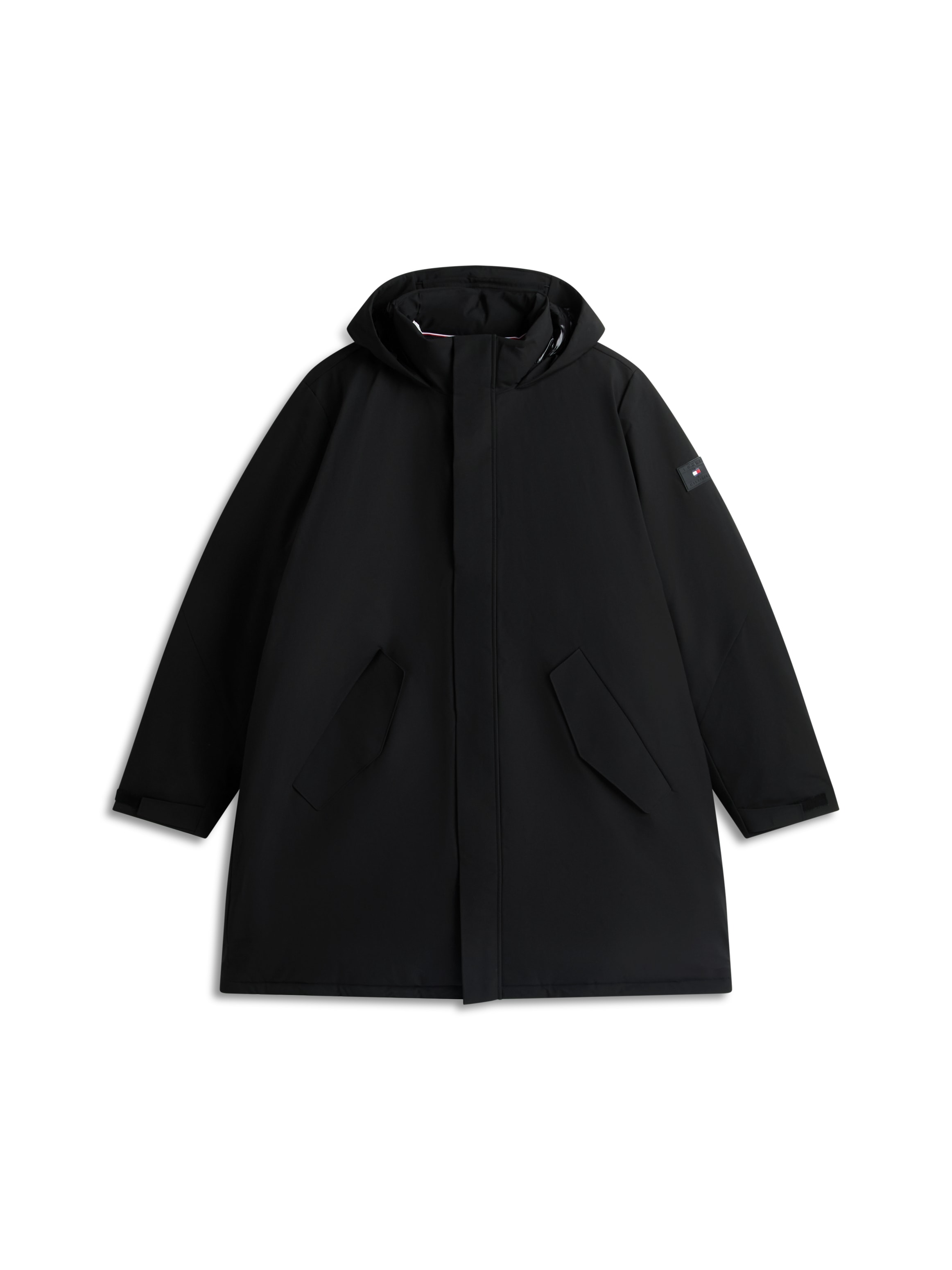 Tommy Hilfiger Big & Tall Funktionsmantel »HOODED PARKA« Große Größen Tech Winterparka Jacke Wasserabweisend abnehmbare Kapuze