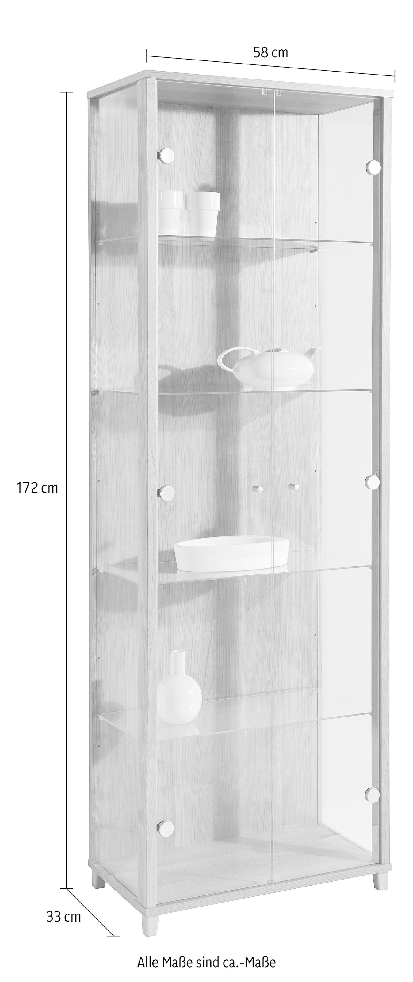 fif möbel Vitrine »OPTIMA«