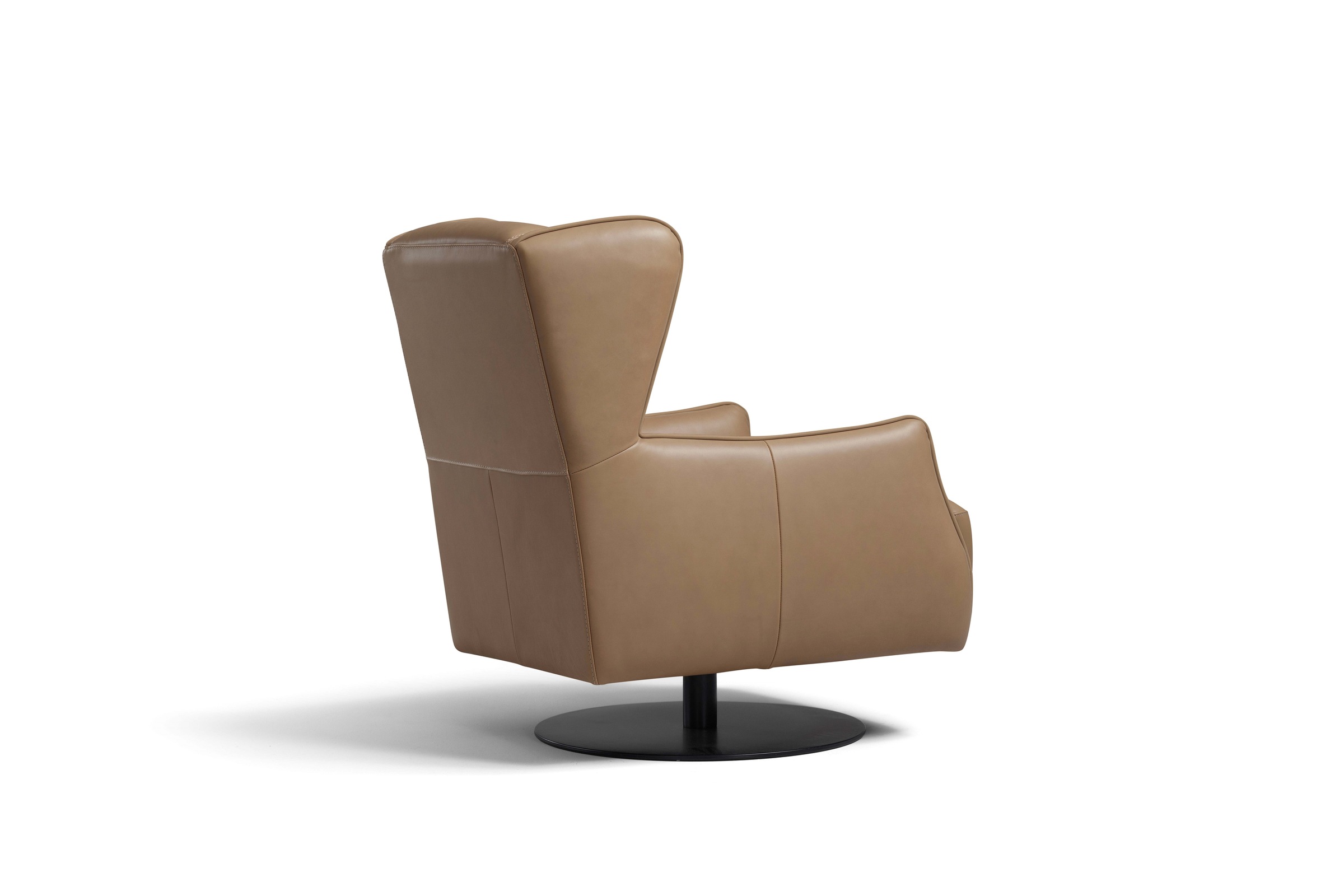 Egoitaliano Sessel »Randy Hochlehnsessel, Designsessel, Clubsessel, Ohrensessel«, Drehsessel, Relaxsessel, kompakte Stellmaße, bequem