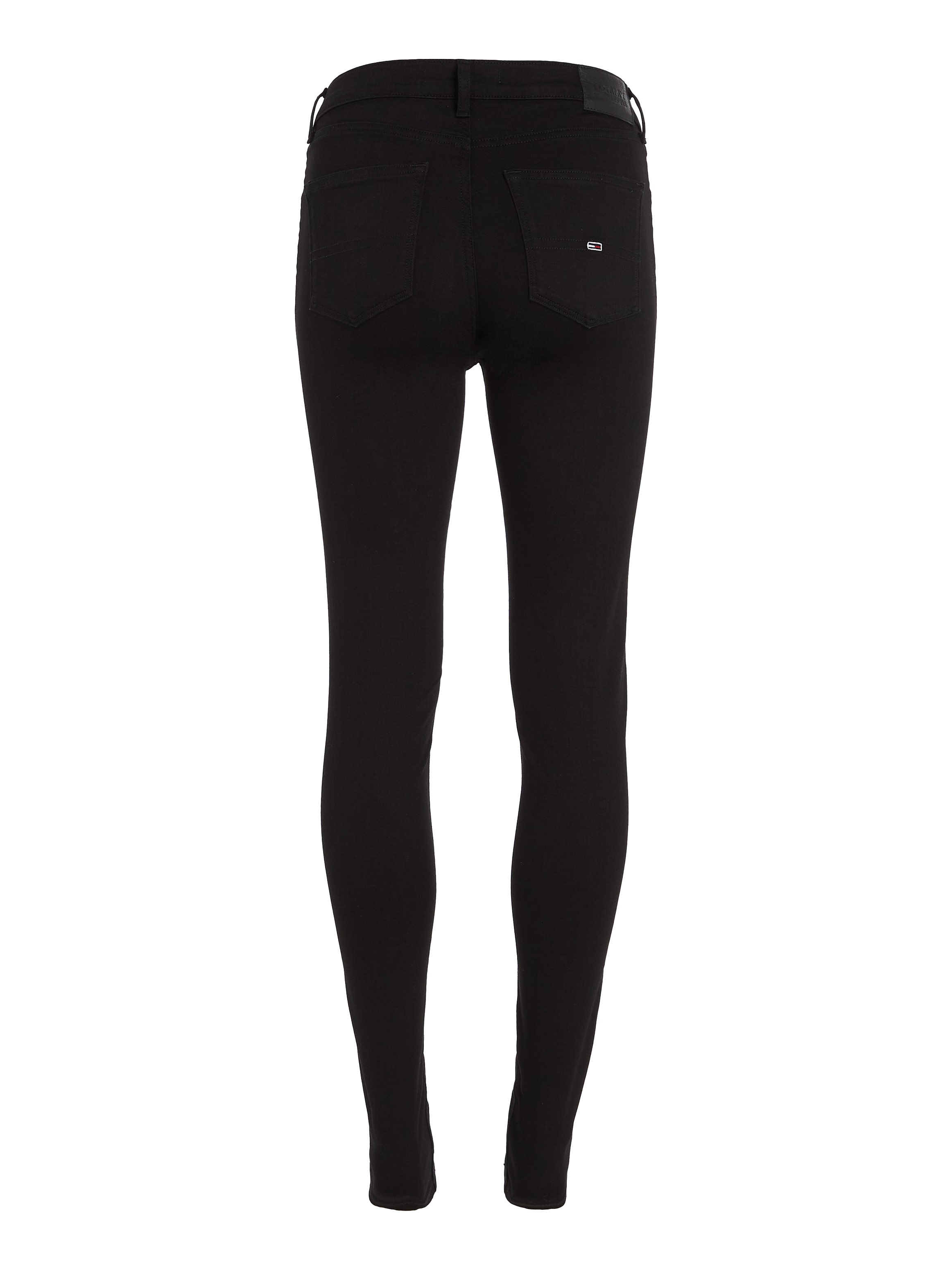Tommy Jeans Skinny-fit-Jeans »Nora Mid Rise Skinny Fit«, mit Tommy Jeans Logo-Badge & Stickereien