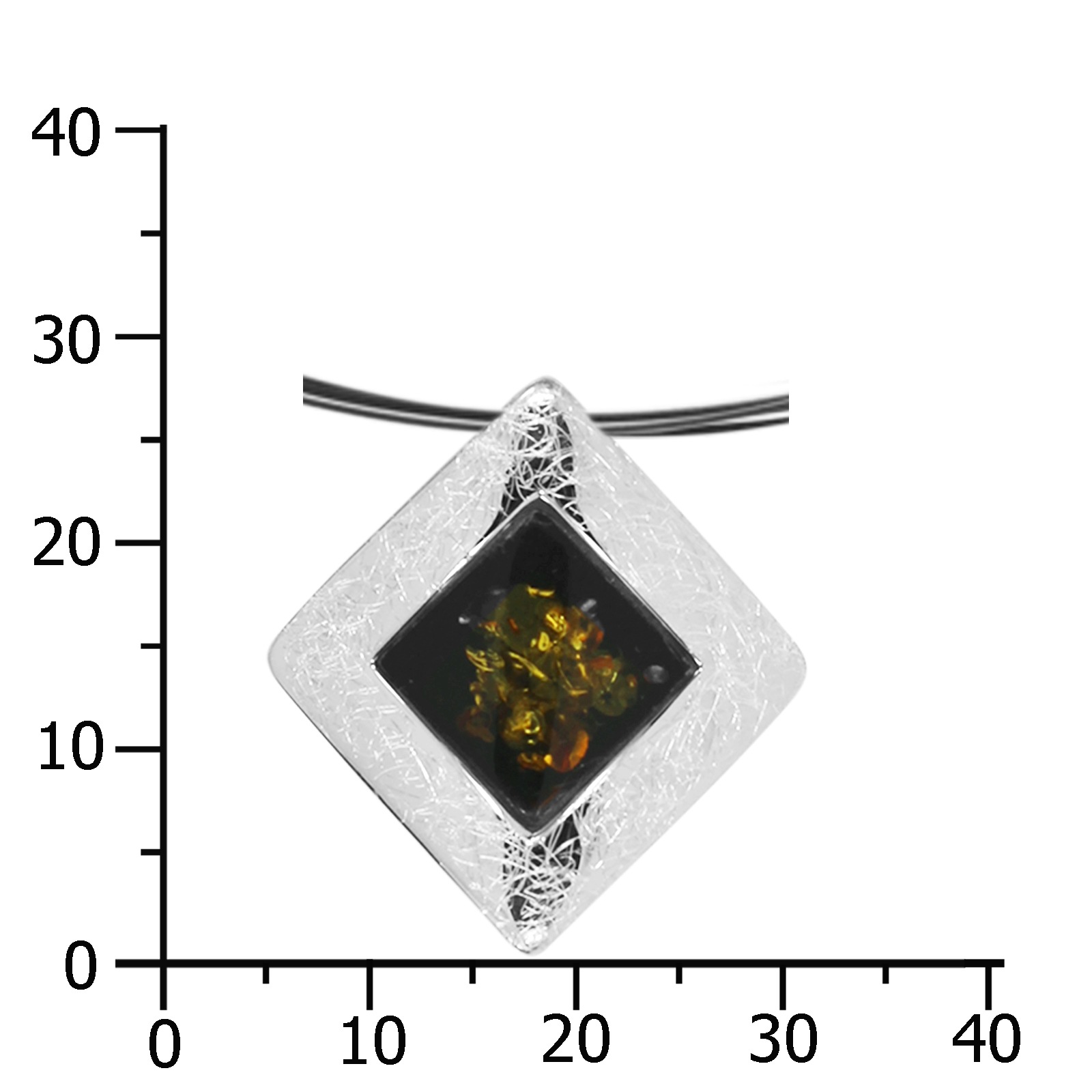 OSTSEE-SCHMUCK Kette mit Anhänger »- Gleiter-Alvina - Silber 925/000 - Bernstein«