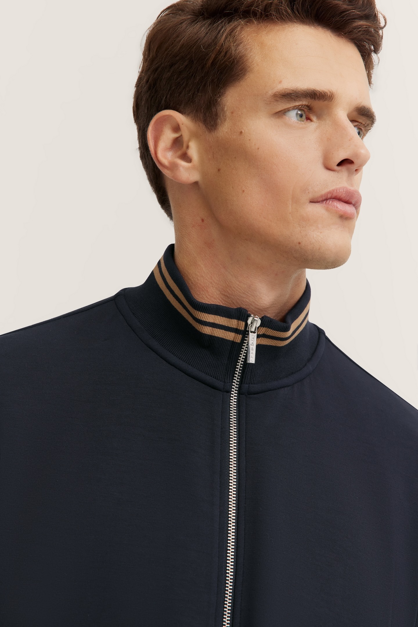 bugatti Sweatjacke, mit Reißverschluss