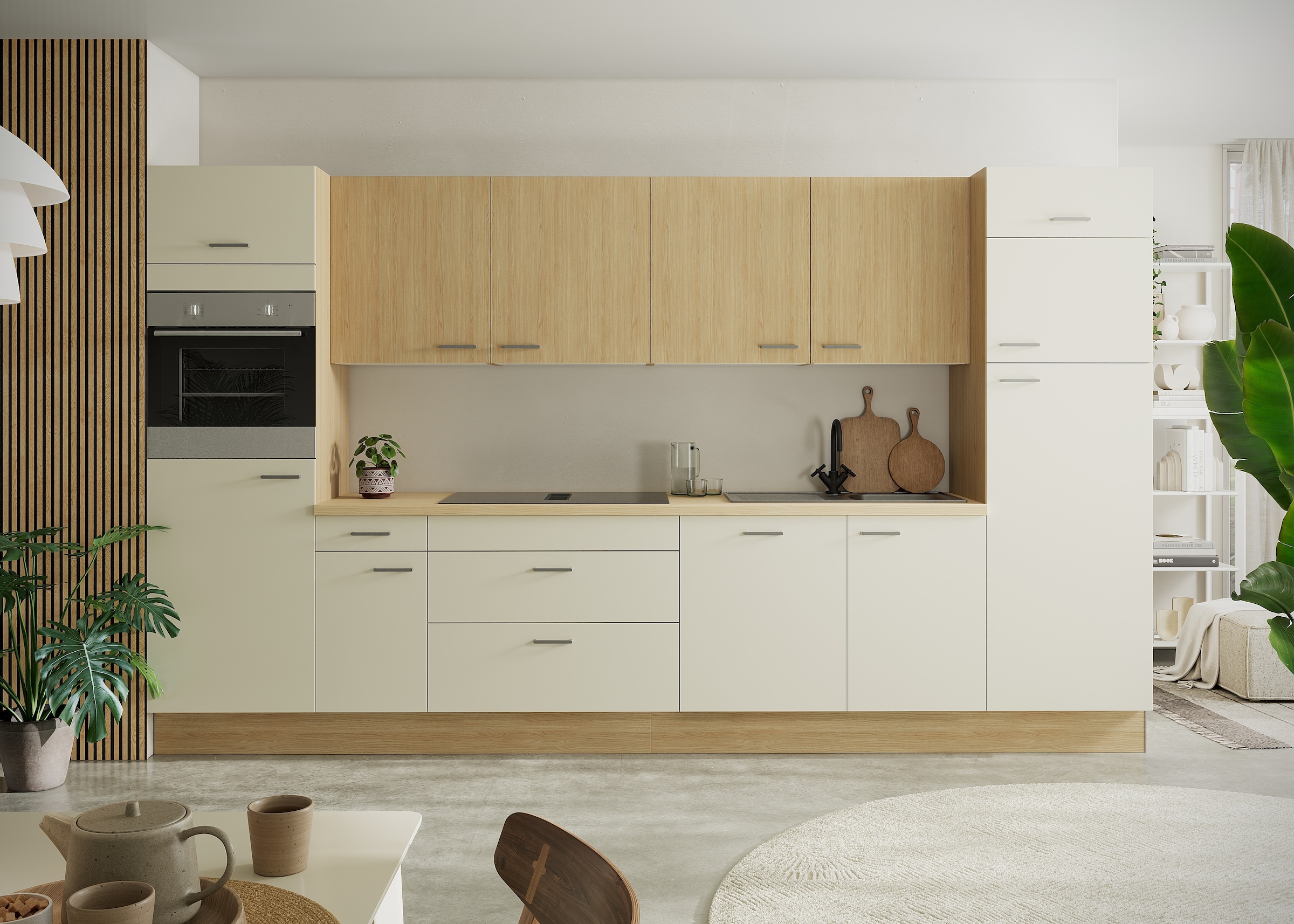 KOCHSTATION Küchenzeile »KS-Lucy« Breite 360 cm, Soft-Close, inkl. Zubehör, wahlweise mit E-Geräten