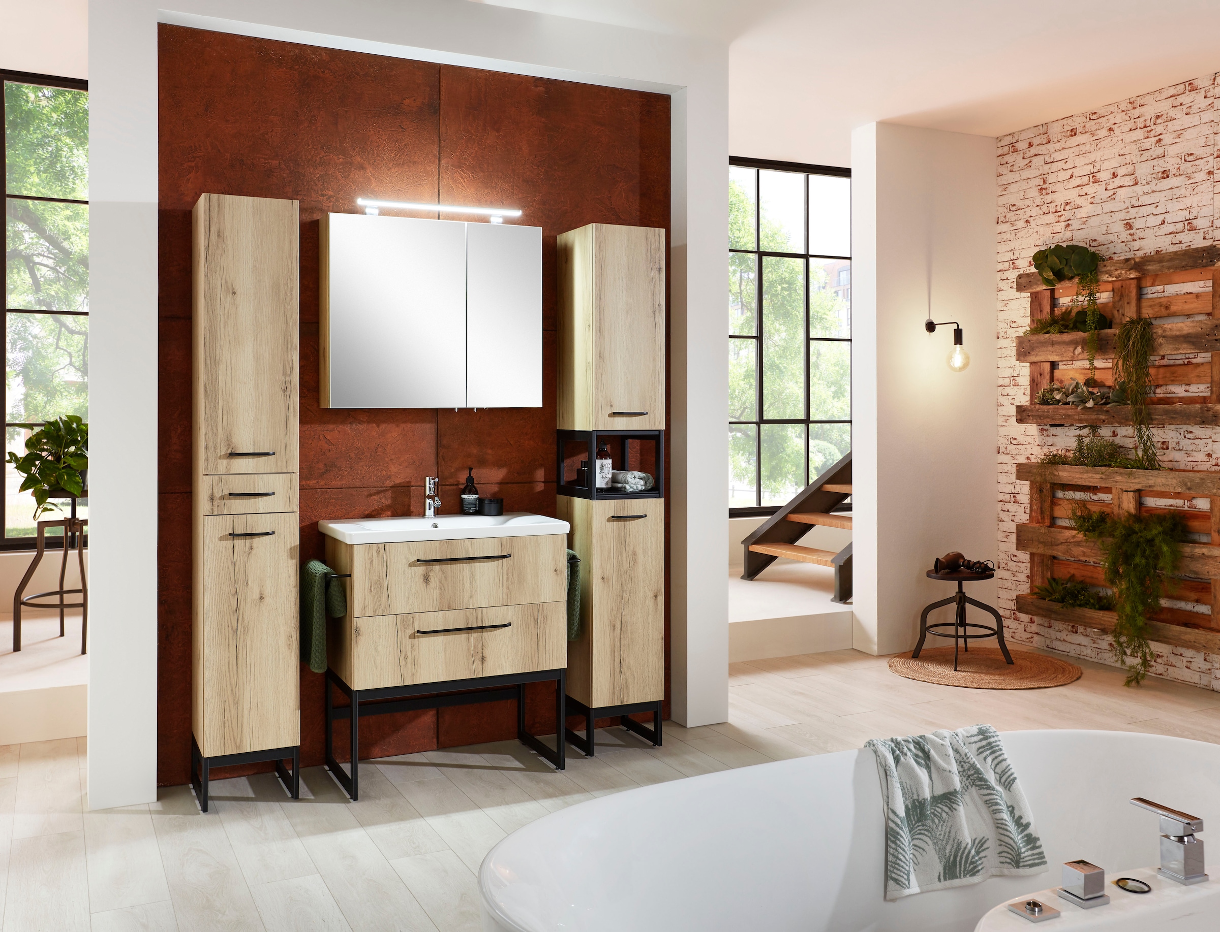 OPTIFIT Badmöbel-Set »Yukon« Set, 2 Stk. tlg.