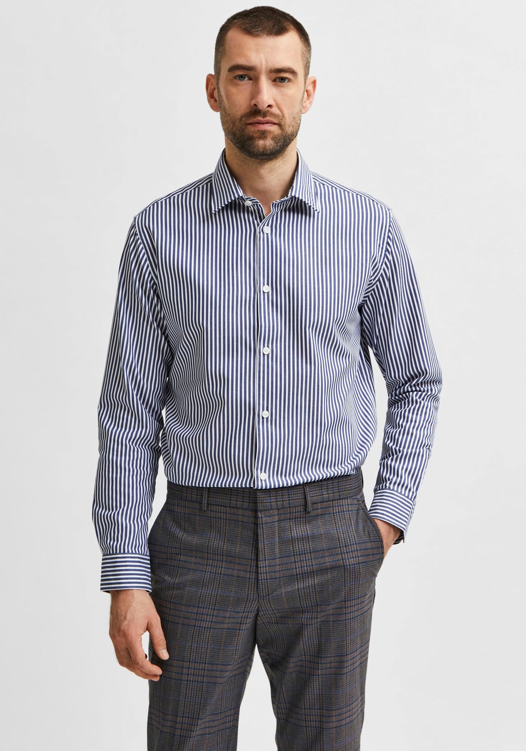 Businesshemd »SLHSLIMETHAN SHIRT« OTTO kaufen bei SELECTED online HOMME