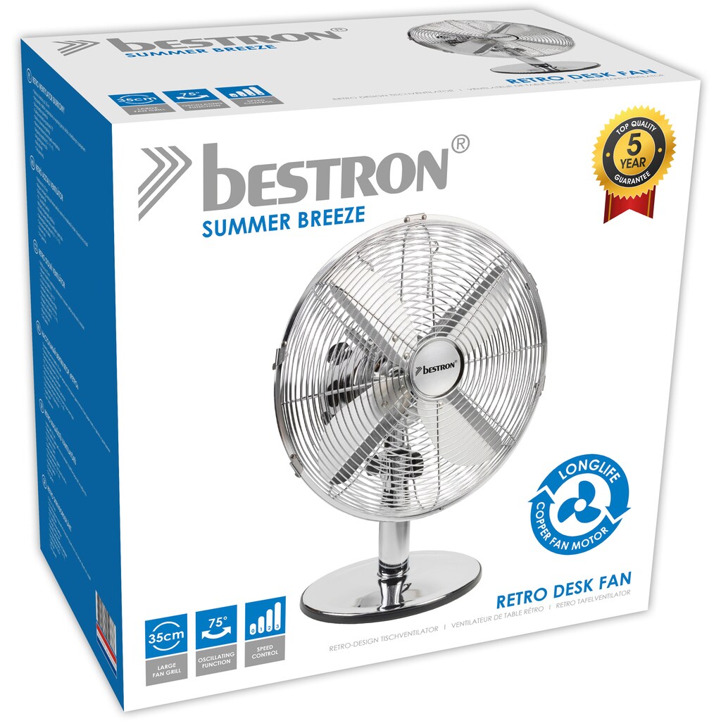 bestron Tischventilator »DFT35CH«