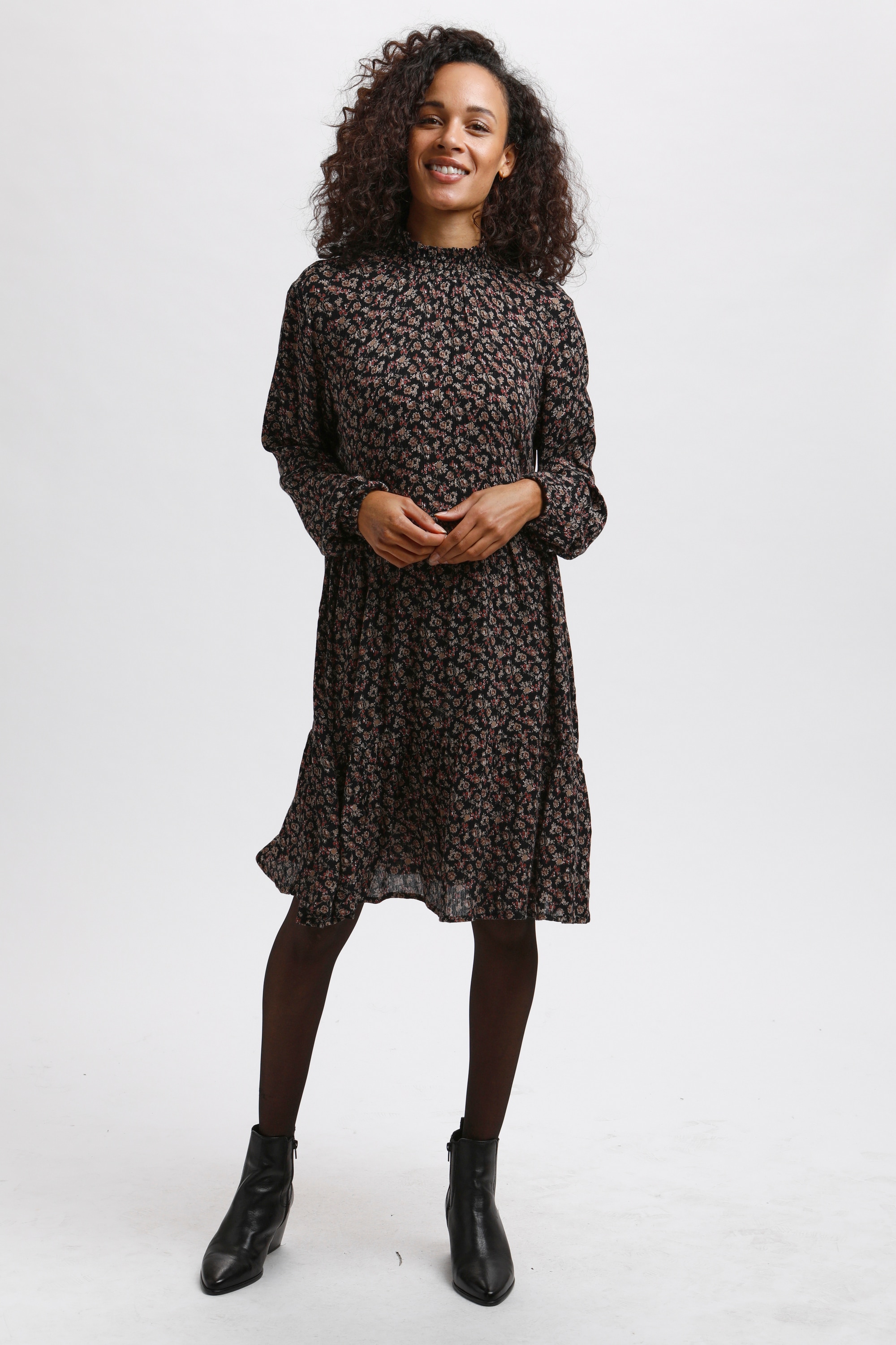 KAFFE Midikleid »Kleid KAsally«