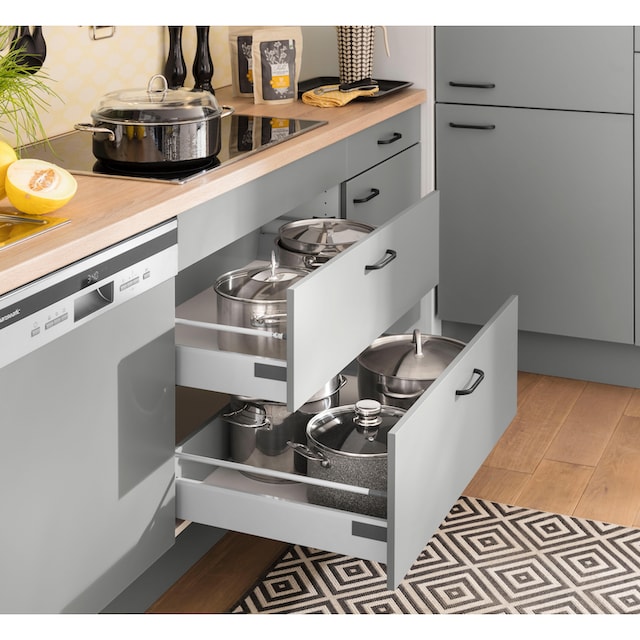 OPTIFIT Küchenzeile »Elga«, Premium-Küche, Soft-Close-Funktion, großen  Vollauszügen, Breite 390 cm bestellen bei OTTO