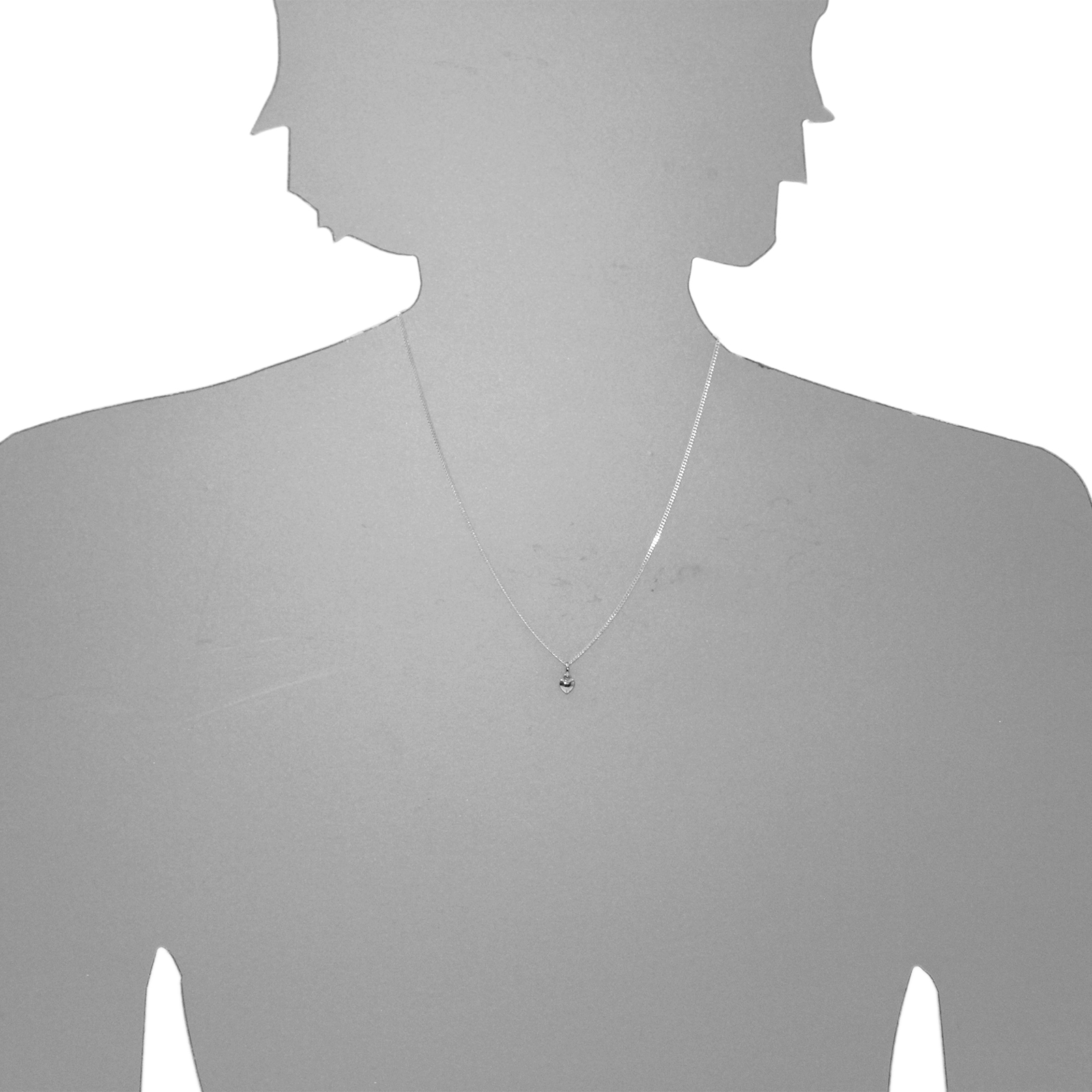 OSTSEE-SCHMUCK Kettenanhänger »- kleines Herz 5 mm - Silber 925/000 -,«
