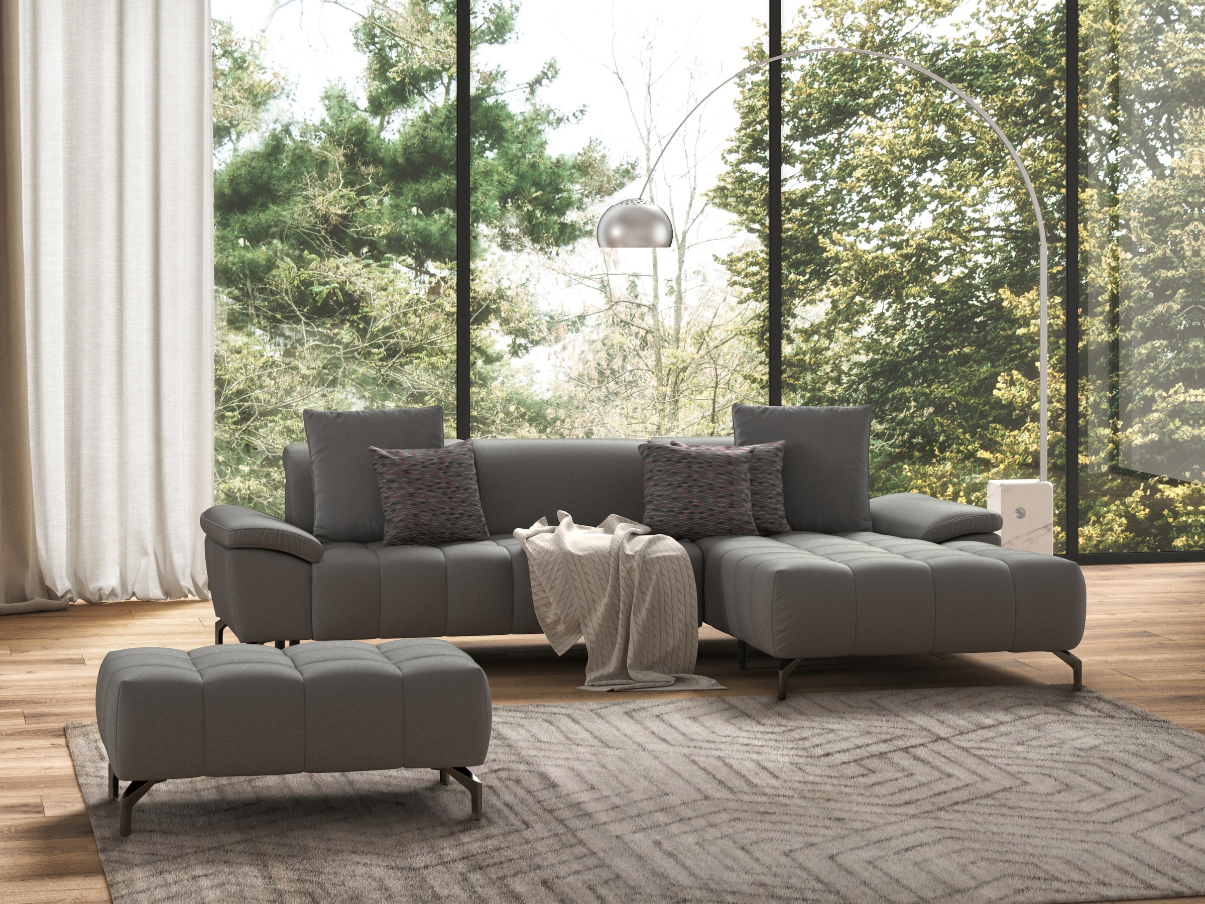 sit&more Hocker »Cool«, mit schwarzen Füßen
