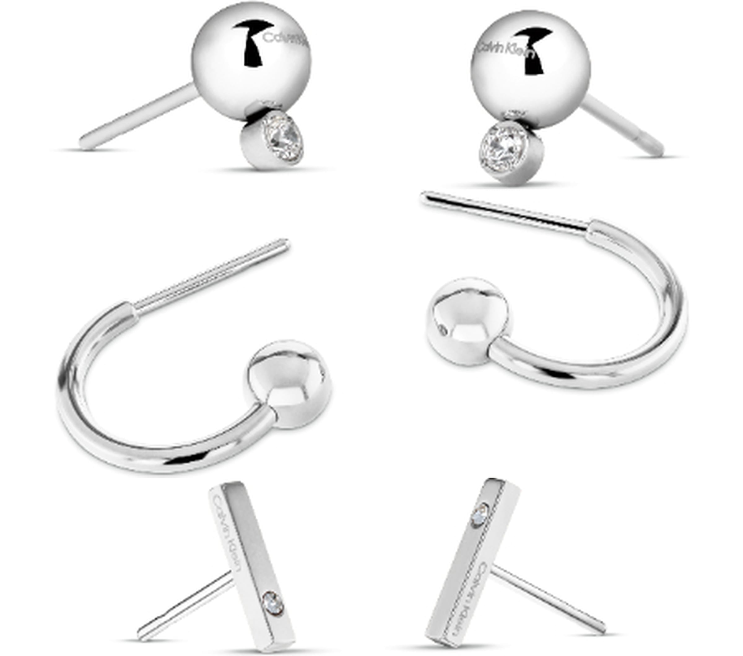 Calvin Klein Ohrring-Set »CK Pure Essentials« mit Glasstein