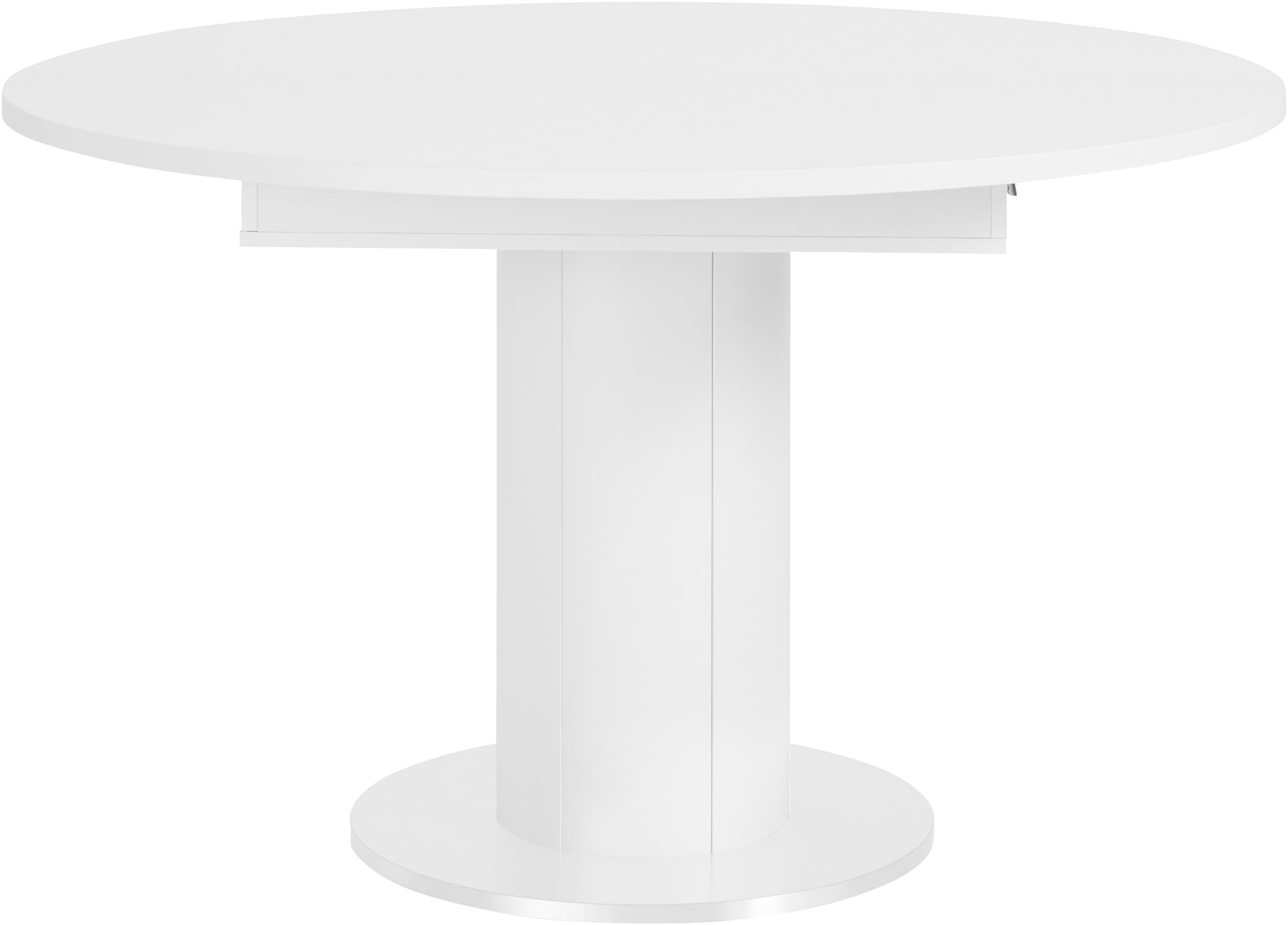 Mäusbacher Esstisch, rund, Untergestell Säule