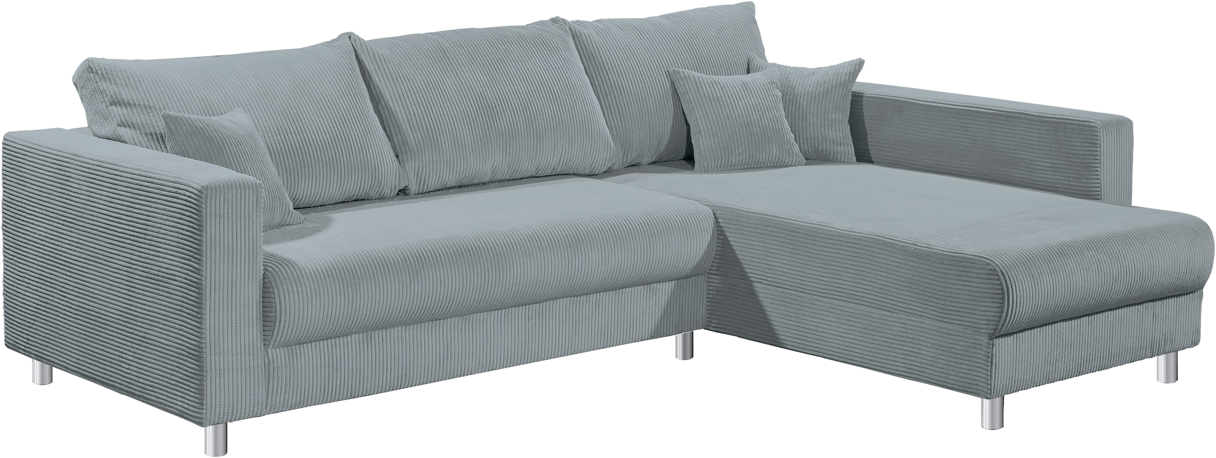 INOSIGN Ecksofa »153« Inkl. Schlaffunktion und großen Strauraum