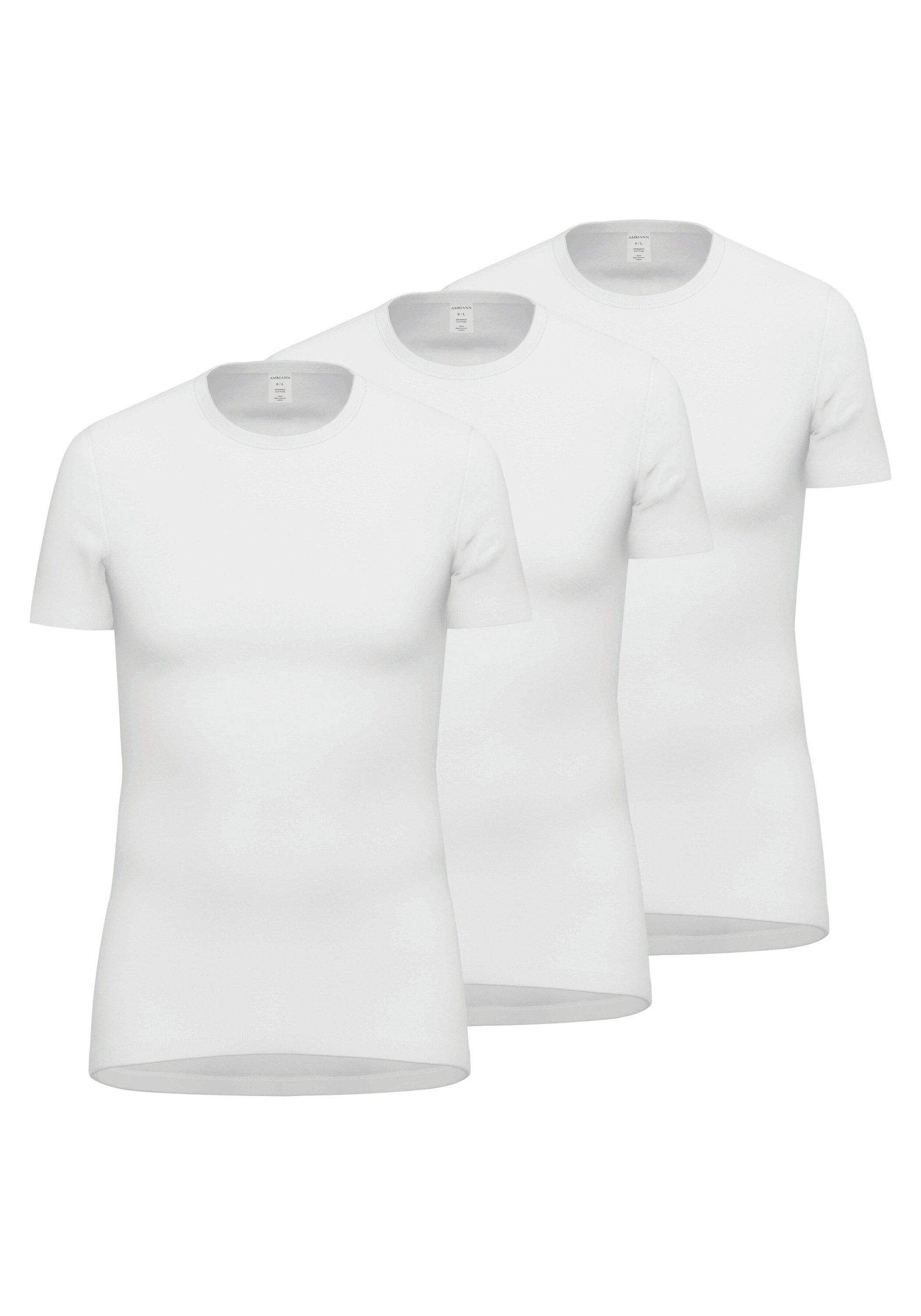 Ammann Unterhemd »T-Shirt Feinripp T-Shirt 3P 3er Pack«