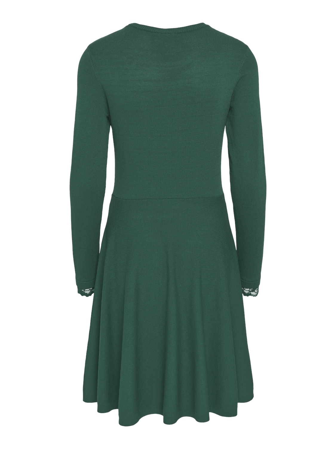 Y.A.S Strickkleid »YASBECCO LS KNIT DRESS S. NOOS«, mit Spitze am Ärmelsaum