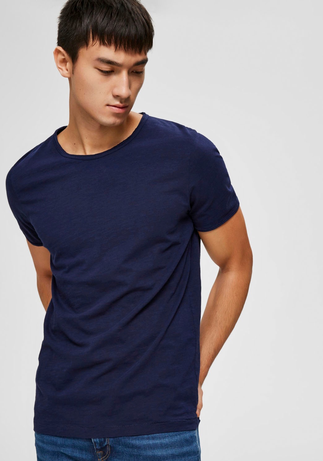 T-Shirt »MORGAN OTTO SELECTED online O-NECK TEE« kaufen bei HOMME