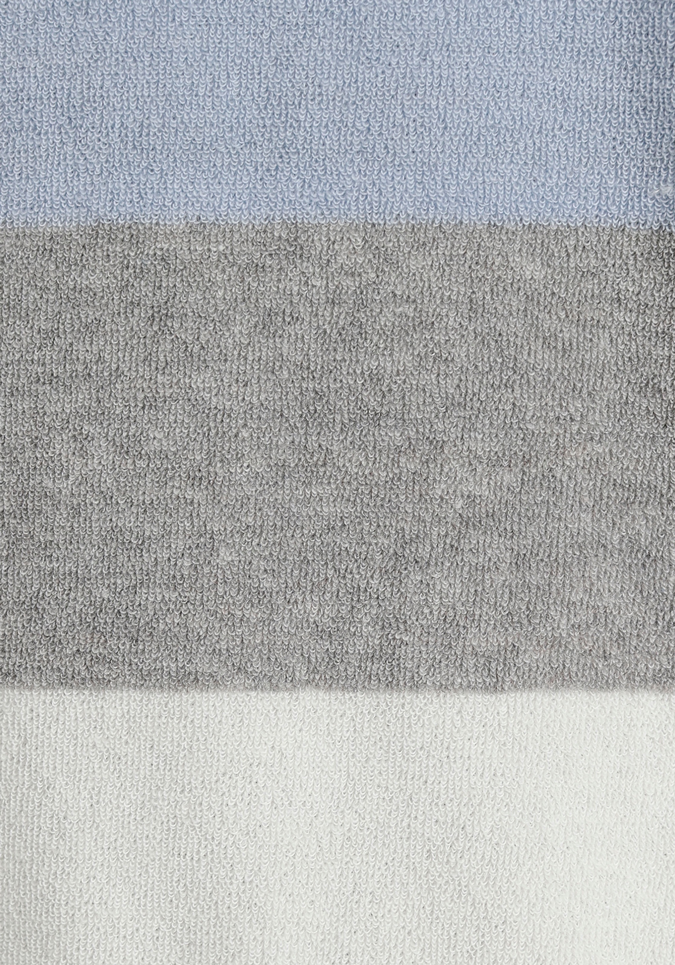 Vivance Dreams Pyjama, (2 tlg.), aus weichem Frottée und mit Colorblock Streifen