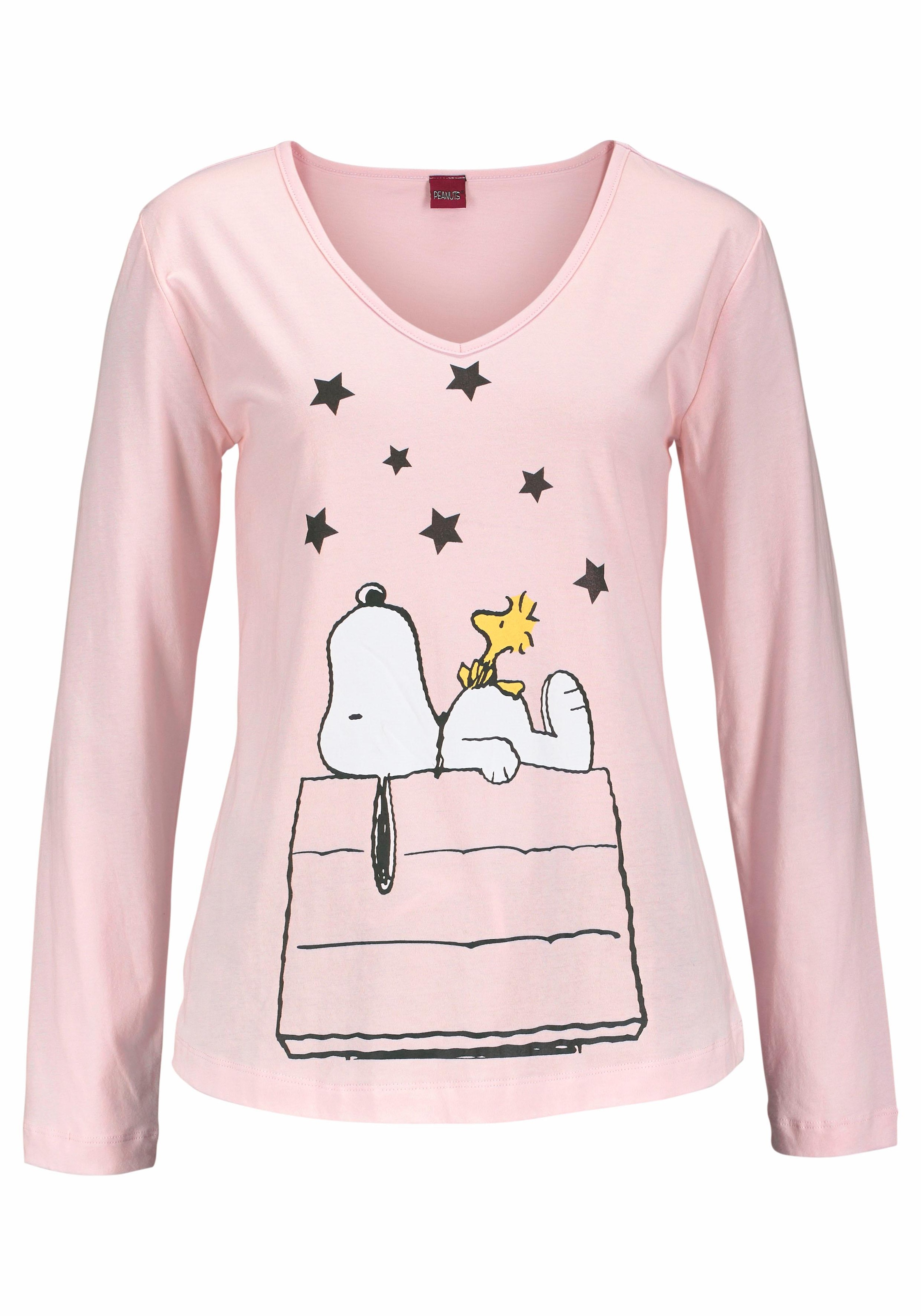 Peanuts Pyjama, (2 tlg., niedlichen bei langer Form Snoopy-Design OTTOversand Stück), im 1 in