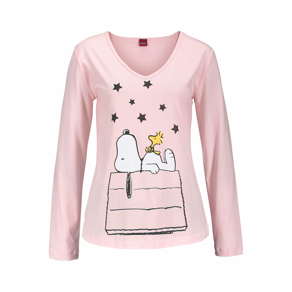 Peanuts Pyjama, (2 tlg.), in langer Form im niedlichen Snoopy-Design