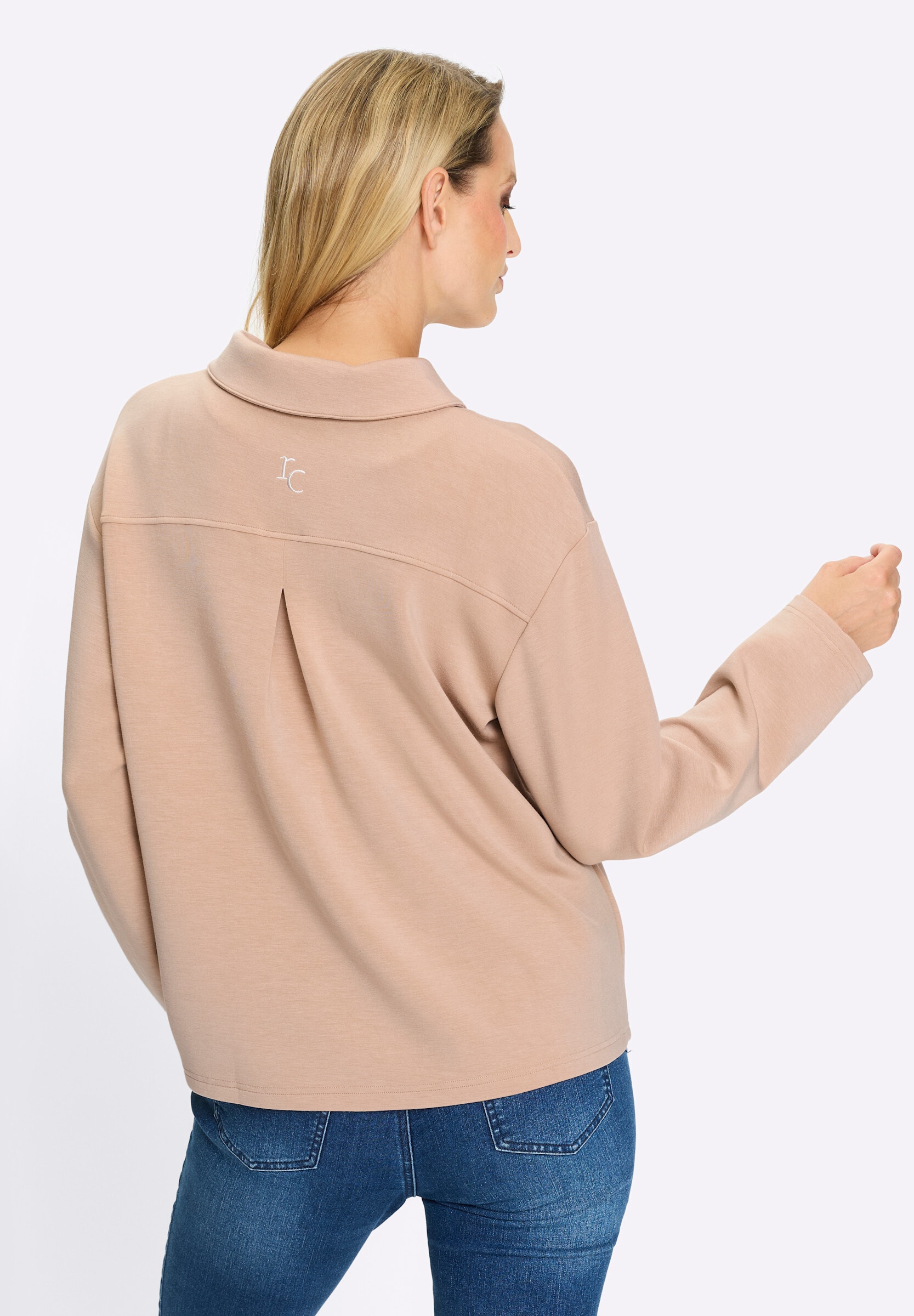 heine Jerseyblazer »Shirtblazer Shirtblazer mit 2-Wege-Zipper«