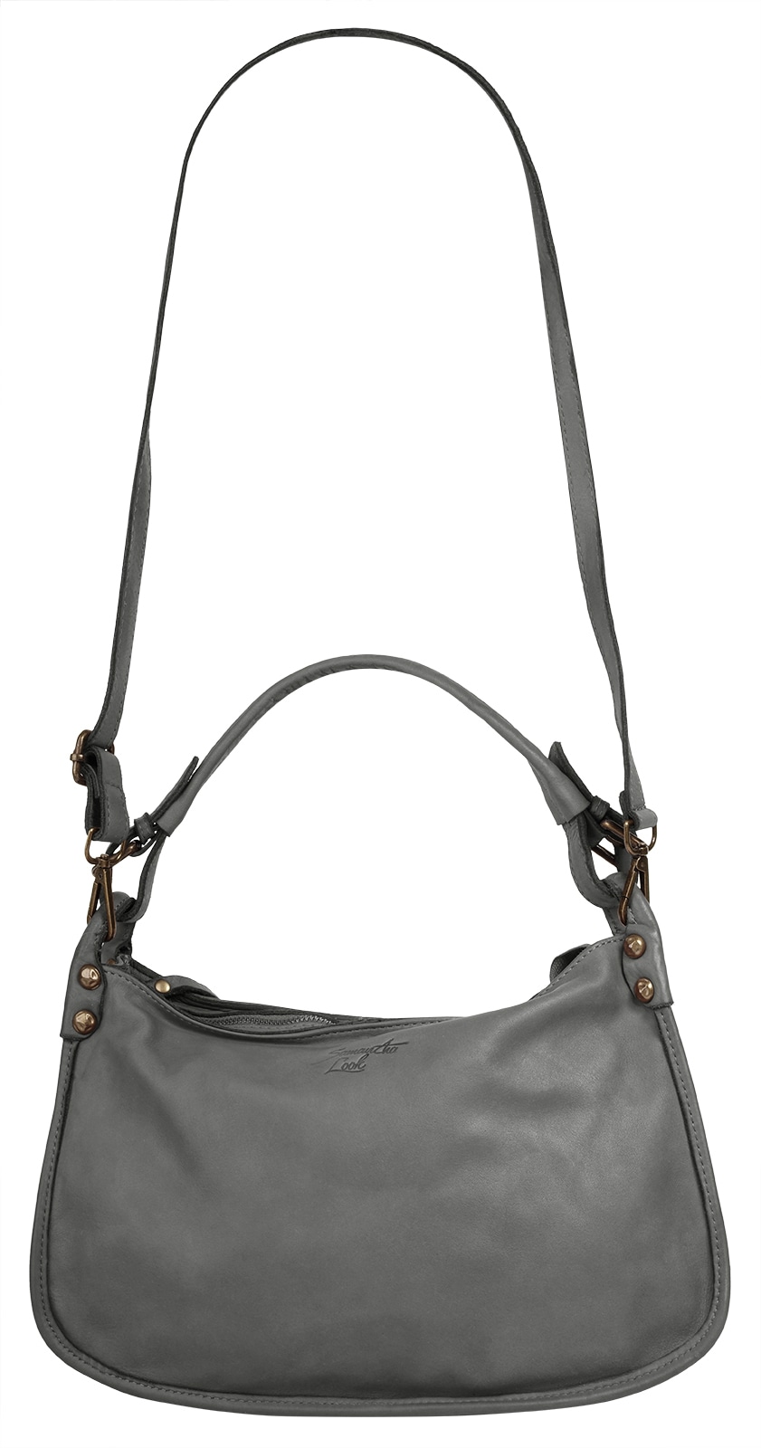 Samantha Look Henkeltasche, echt Leder, Made in Italy