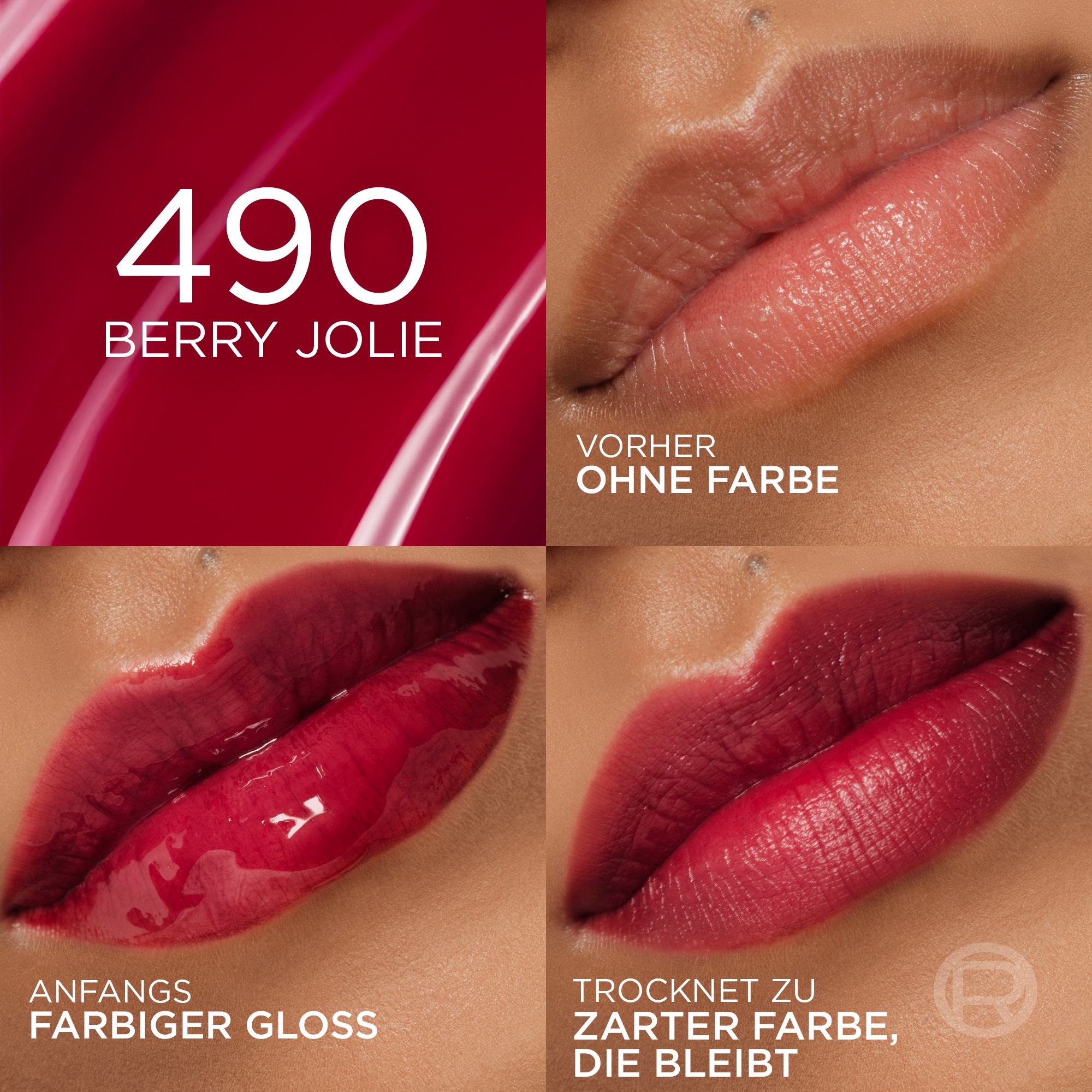 L'ORÉAL PARIS Lippenstift »PARADISE HYALURON TINT LIP STAIN SERUM« mit flüssiger Textur, feuchtigkeitsspendende Formel