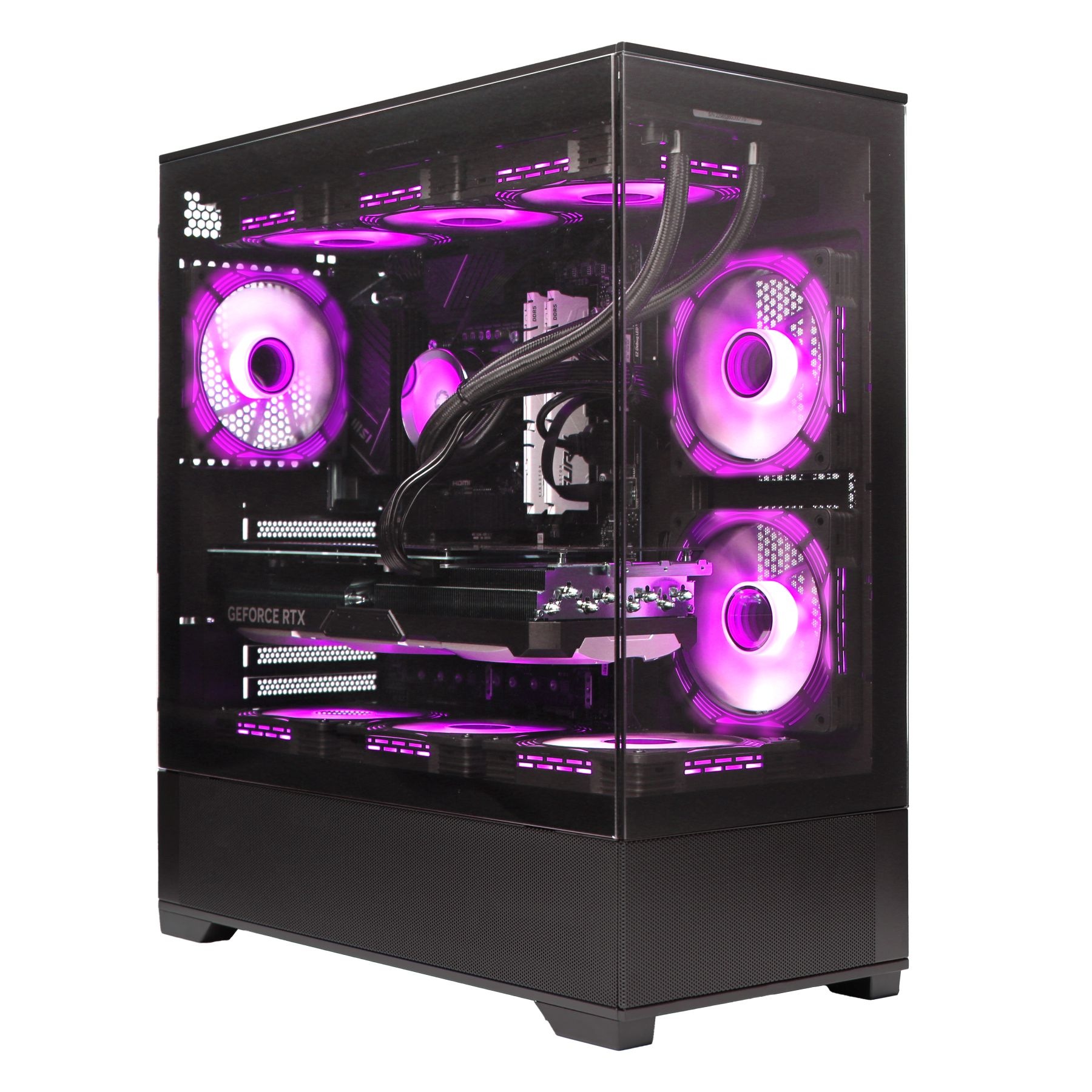 GAMEMAX Gaming-PC »Vista AB 8023 AMD Ryzen 5 7500F 16GB DDR5 1TB SSD RTX 5070« Windows 11, DDR5 RAM, Wasserkühlung