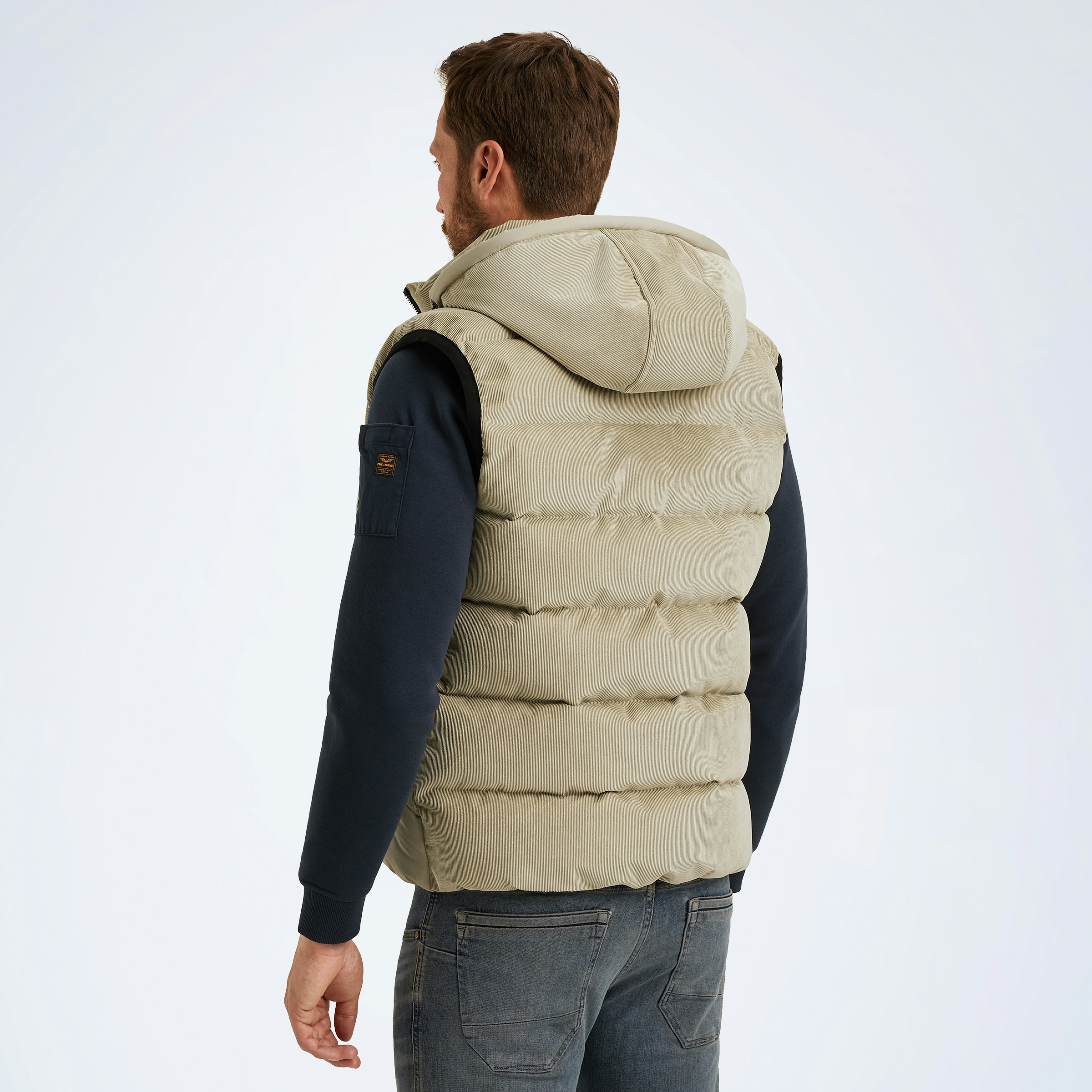 PME LEGEND Steppweste, mit Logo Stickerei
