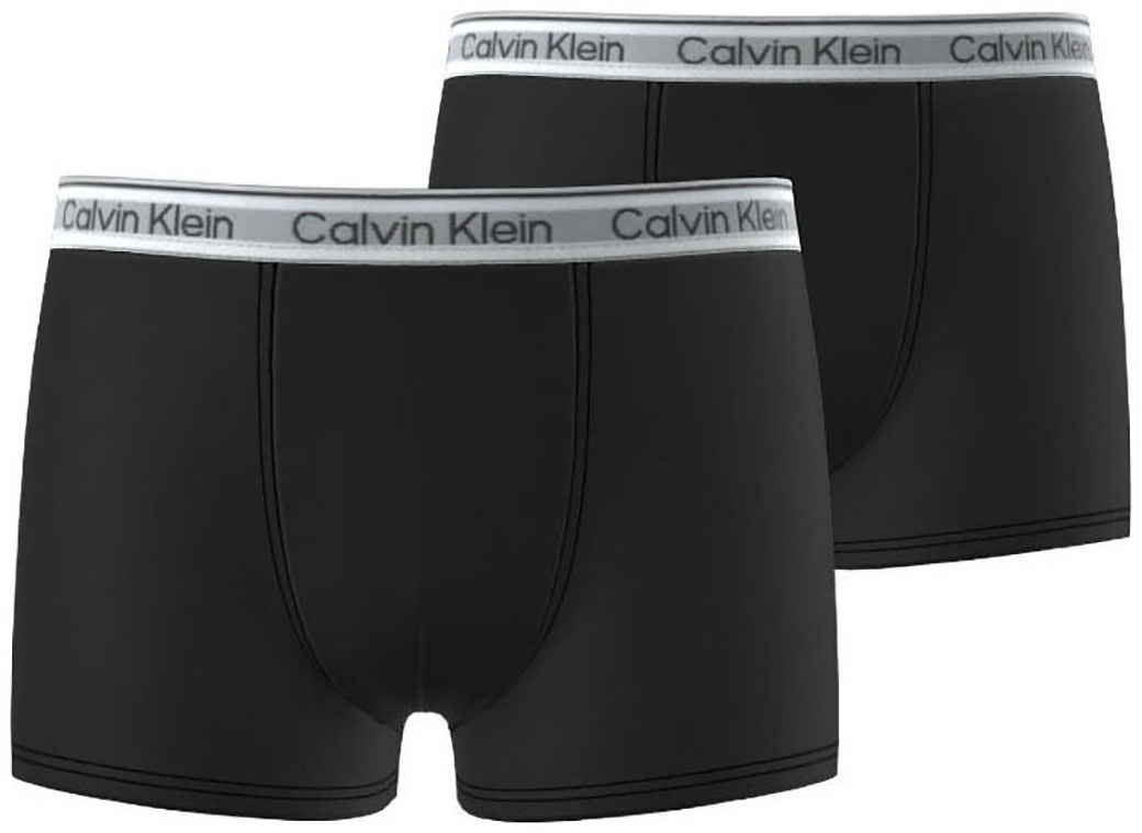 Calvin Klein Underwear Trunk »2PK TRUNK« Packung, 2er-Pack, 2 Stk. mit Logobund