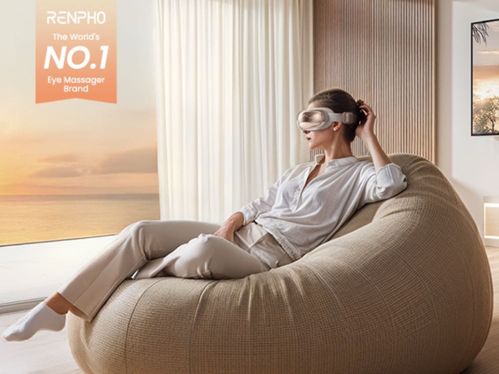 Renpho Beruhigungs- und Entspannungsgerät »Eyeris 3 Augenmassagegerät«, Wohltuende Entspannung für die Augen