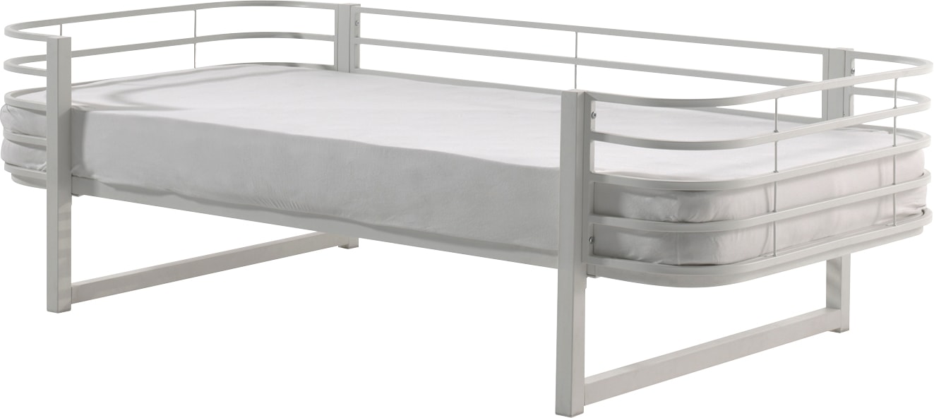 Einzelbett »Oscar«, (Made in Europe), Metallbett mit Liegefläche 90 x 200 cm, sehr...