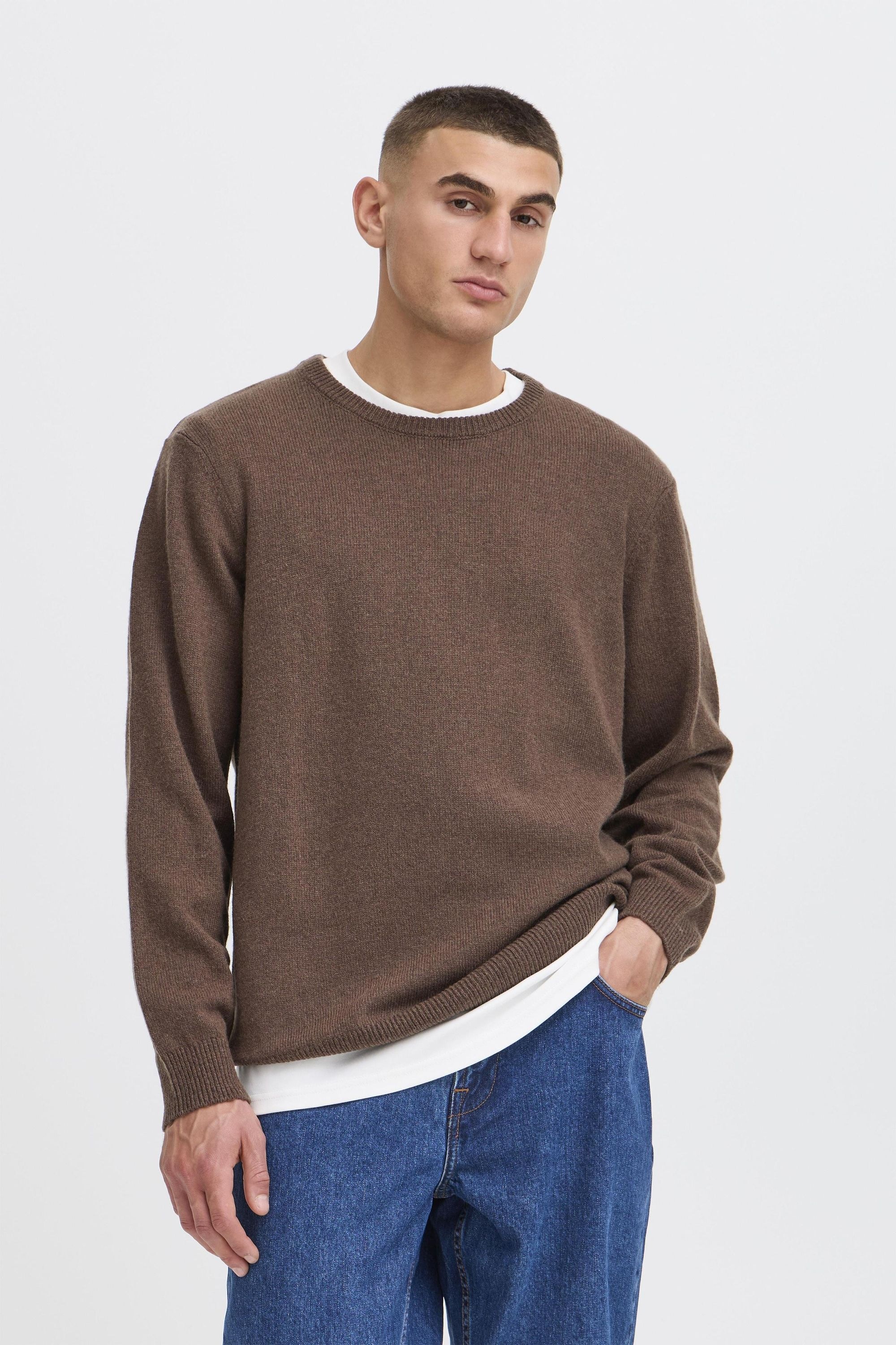 !Solid Strickfleece-Pullover »Strickpullover SDRICK«