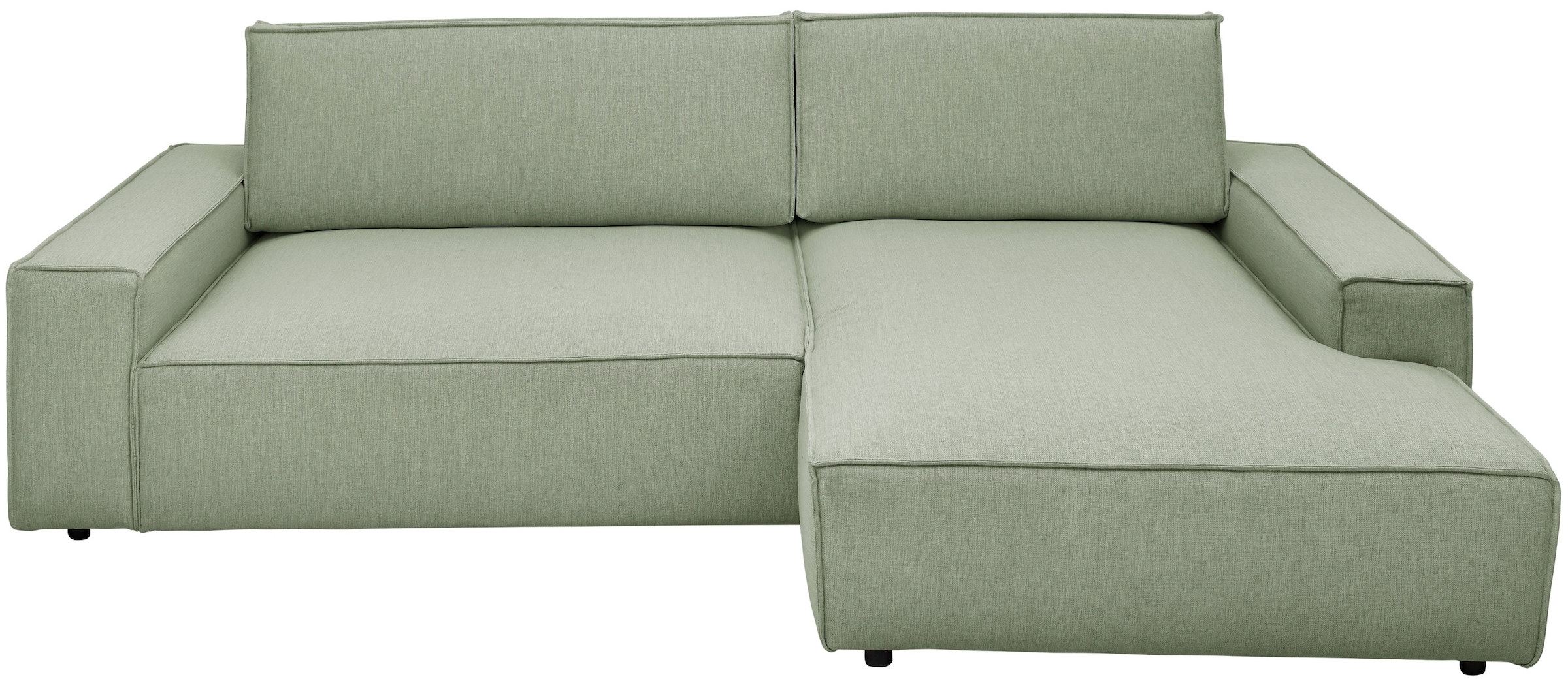 Home affaire Ecksofa »NEU: SHERWOOD XXL 284, Big-Sofa L-Form, tiefe Sitzfläche 95 cm, Cord«, Recamiere rechts/links, als Schlafsofa stellbar, Cord u. Leinenoptik