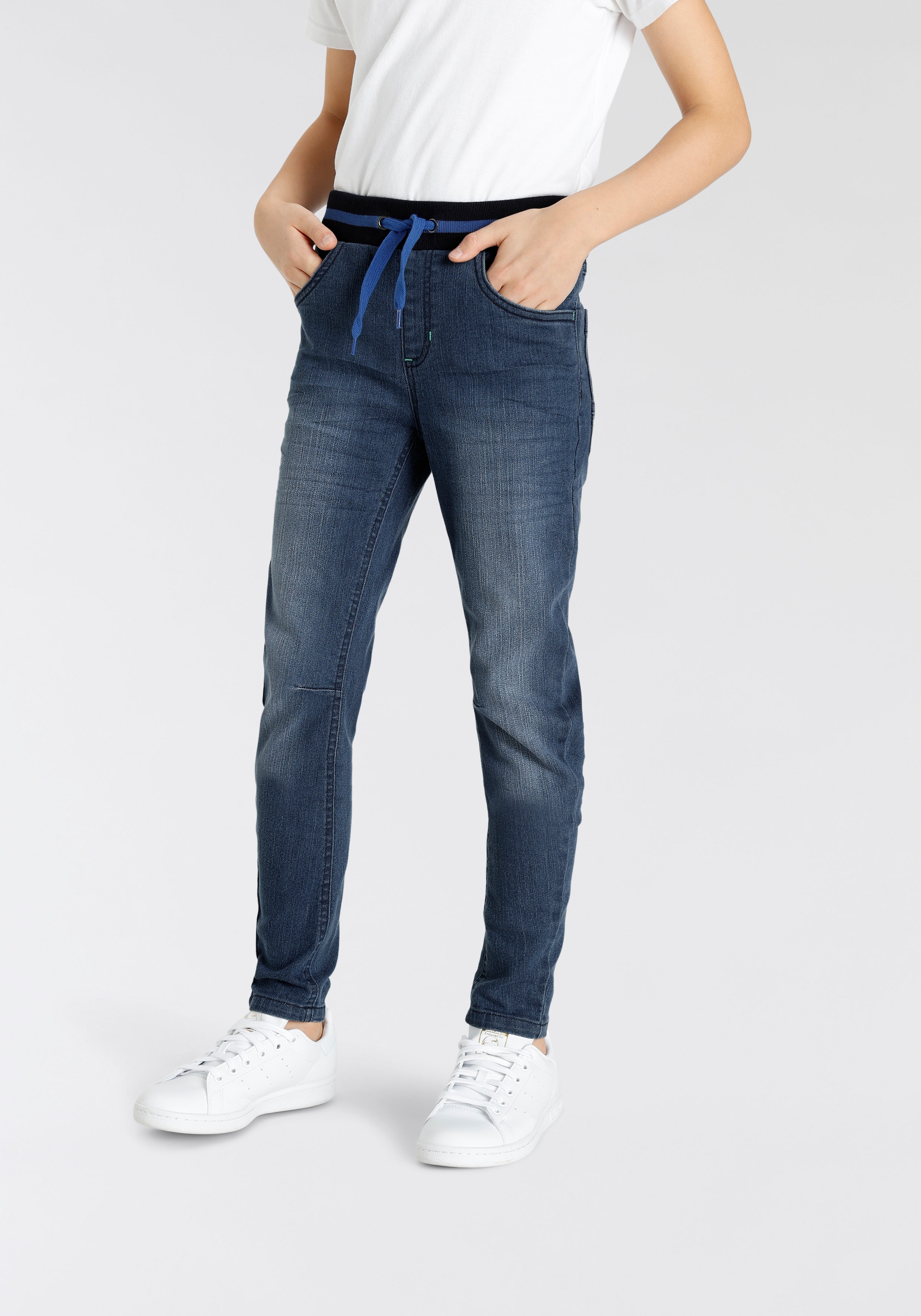 KangaROOS Stretch-Jeans »Denim«, in authentischer OTTO bei Waschung bestellen