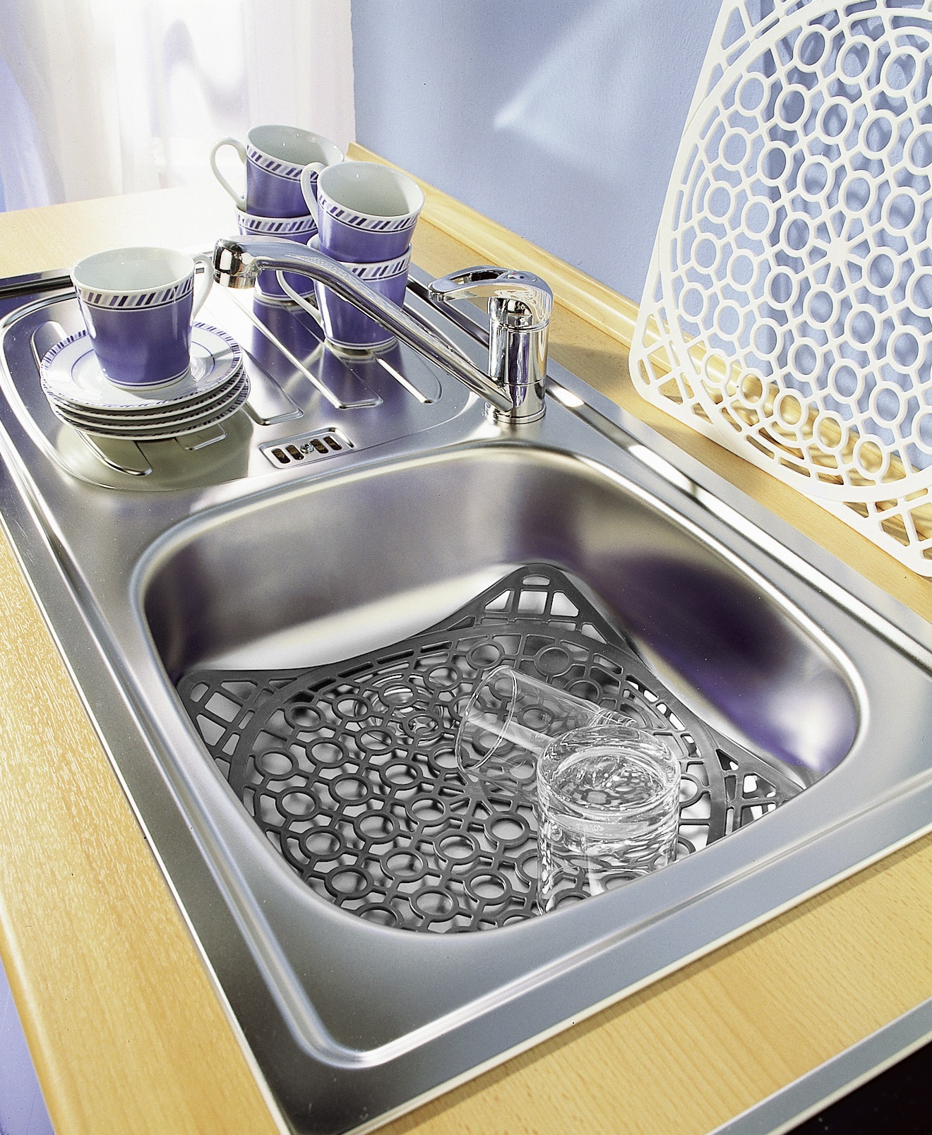 Ruco Abtropfmatte »Spülbeckenmatte, 3er Set« Spülbecken-Schutzeinlage, Spülmatte, Made in Germany